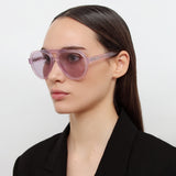 Jurgen Aviator Sunglasses in Pink