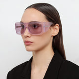 Andre Oversized Sunglasses in Pink