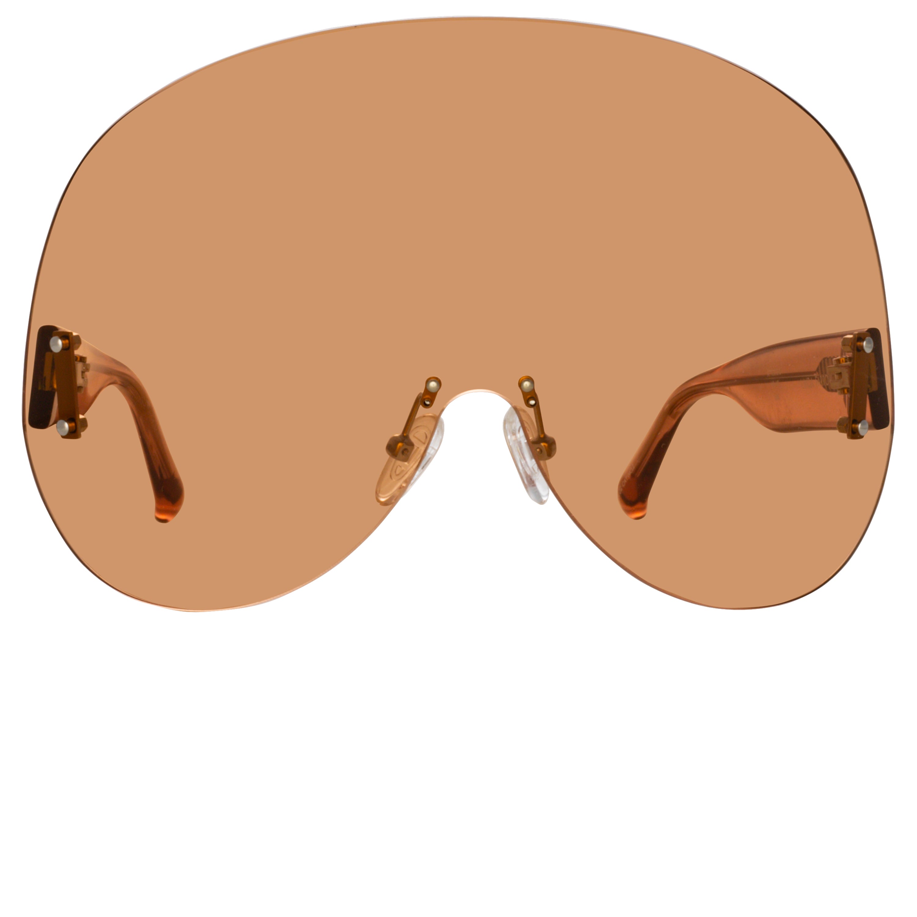 Karl Oversize Sunglasses in Peach