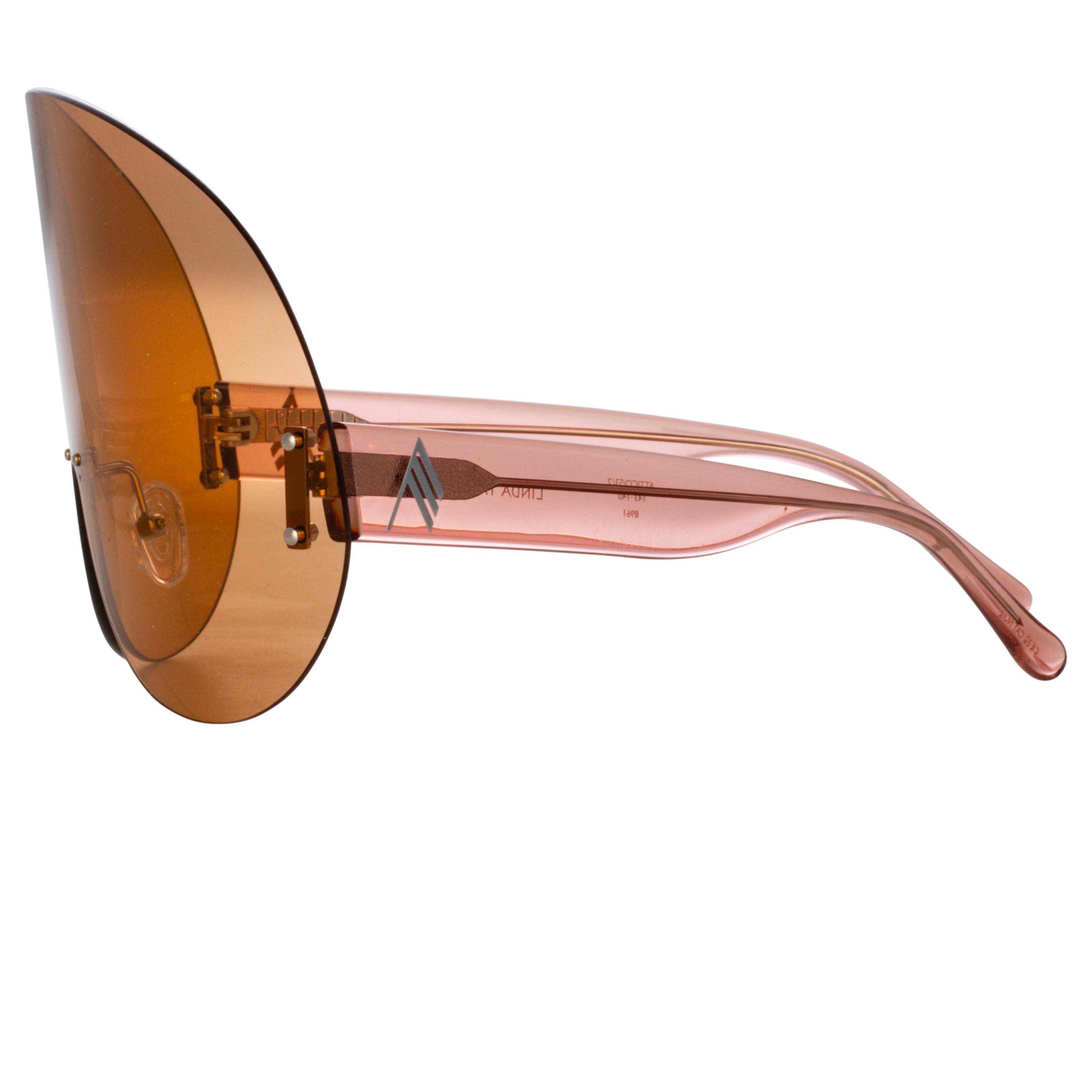 Karl Oversize Sunglasses in Peach