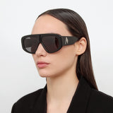 Milano Oversized Sunglasses in Black