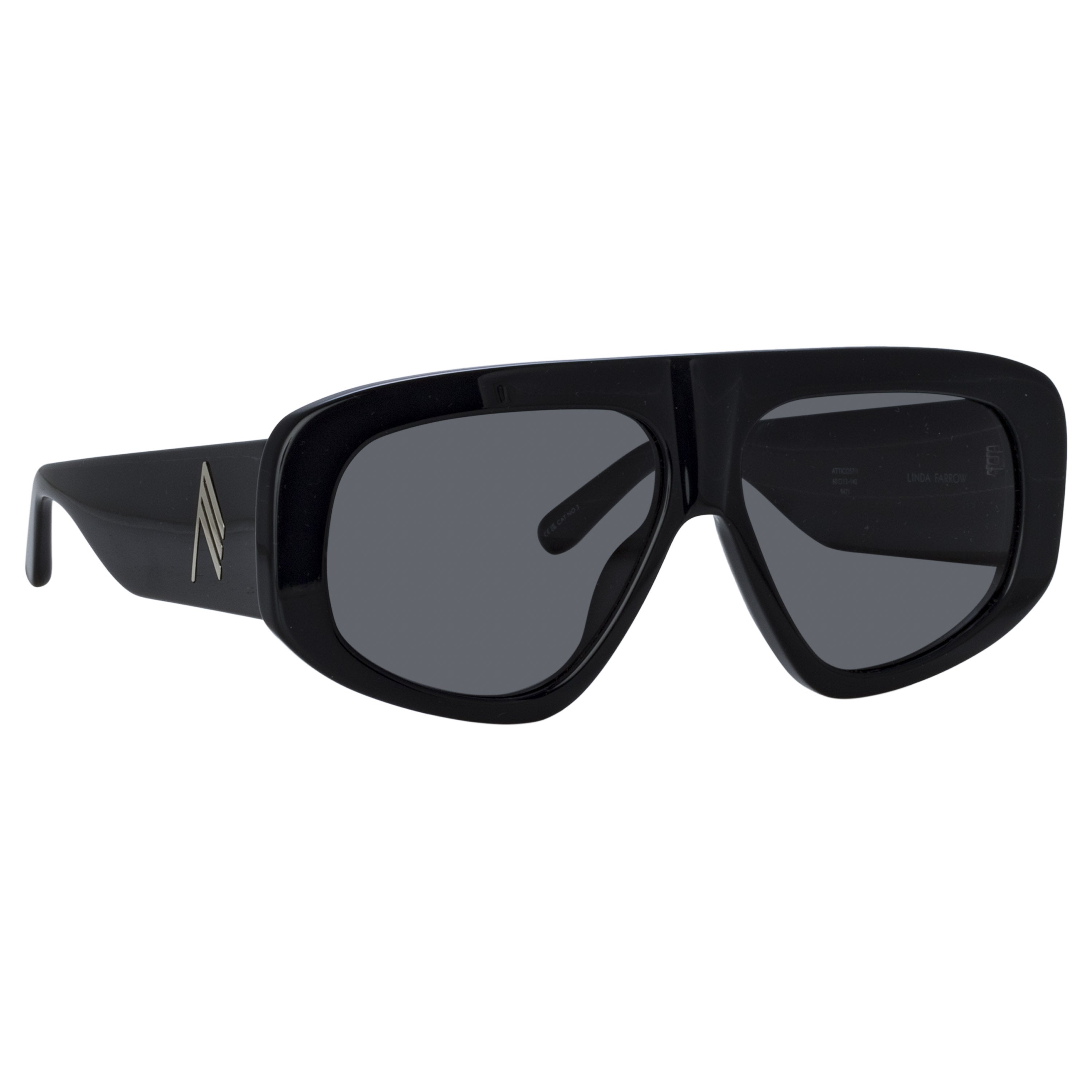 Milano Oversized Sunglasses in Black