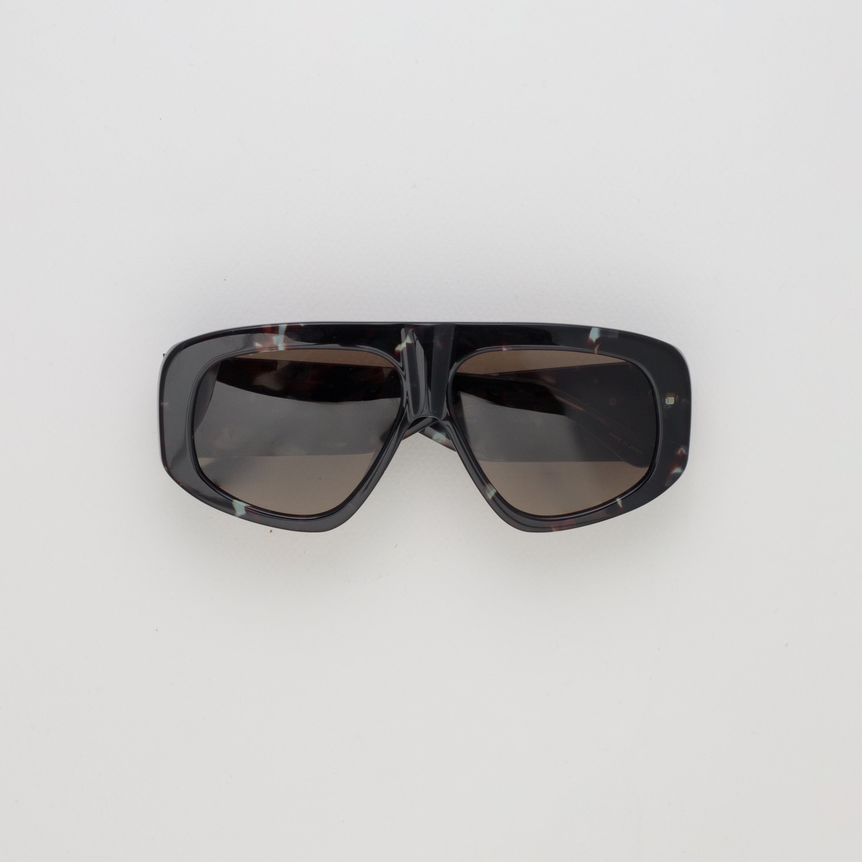 Milano Oversized Sunglasses in Green Tortoiseshell