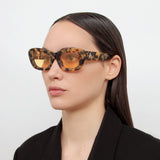 Rania Cat Eye Sunglasses in Tortoiseshell