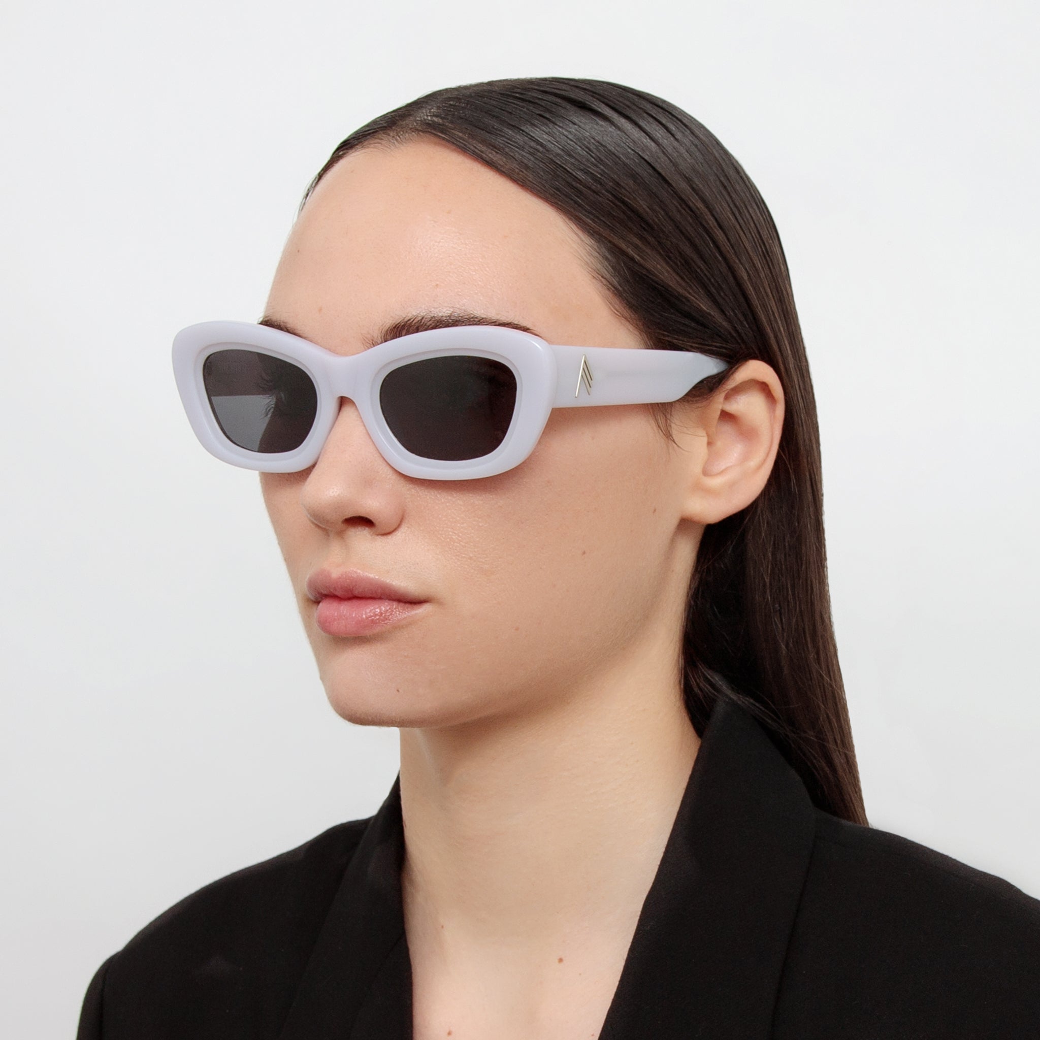 Rania Cat Eye Sunglasses in Grey