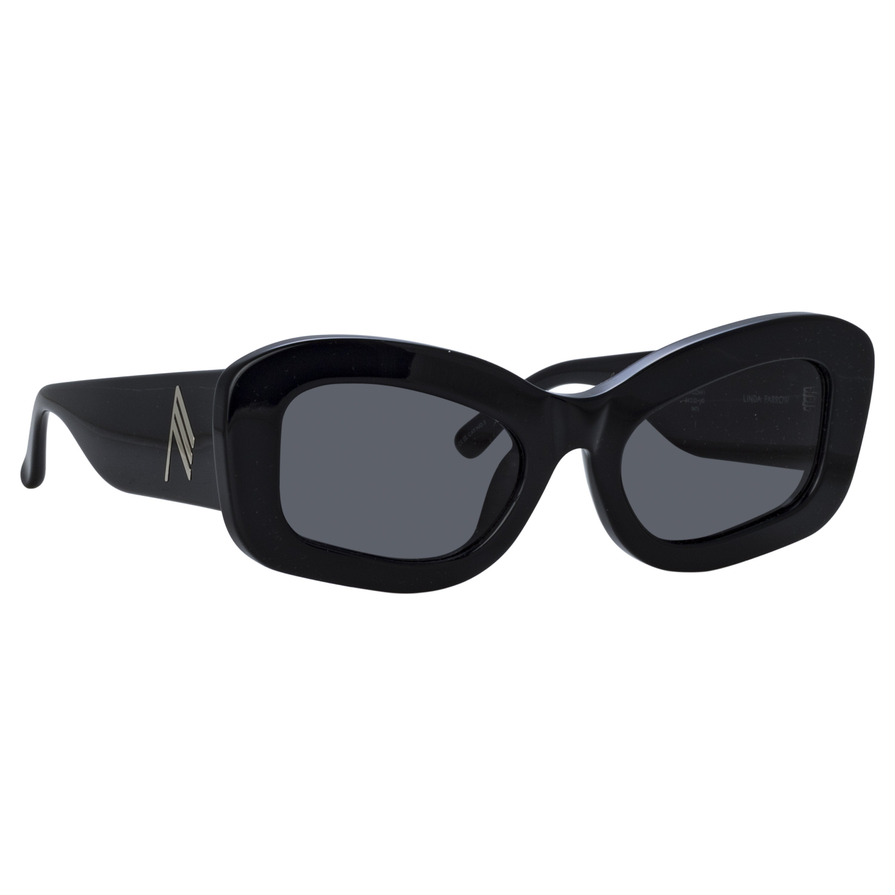 Harry Cat Eye Sunglasses in Black