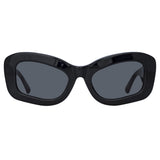 Harry Cat Eye Sunglasses in Black