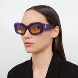 Harry Cat Eye Sunglasses in Purple