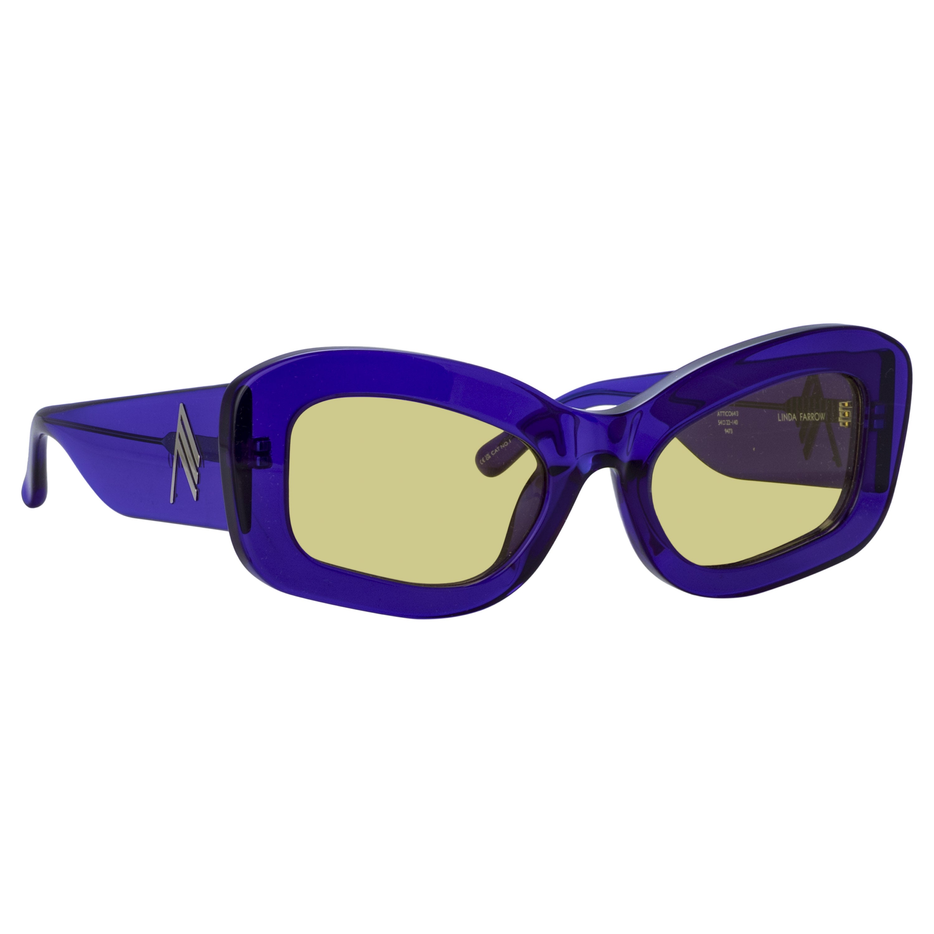 Harry Cat Eye Sunglasses in Purple