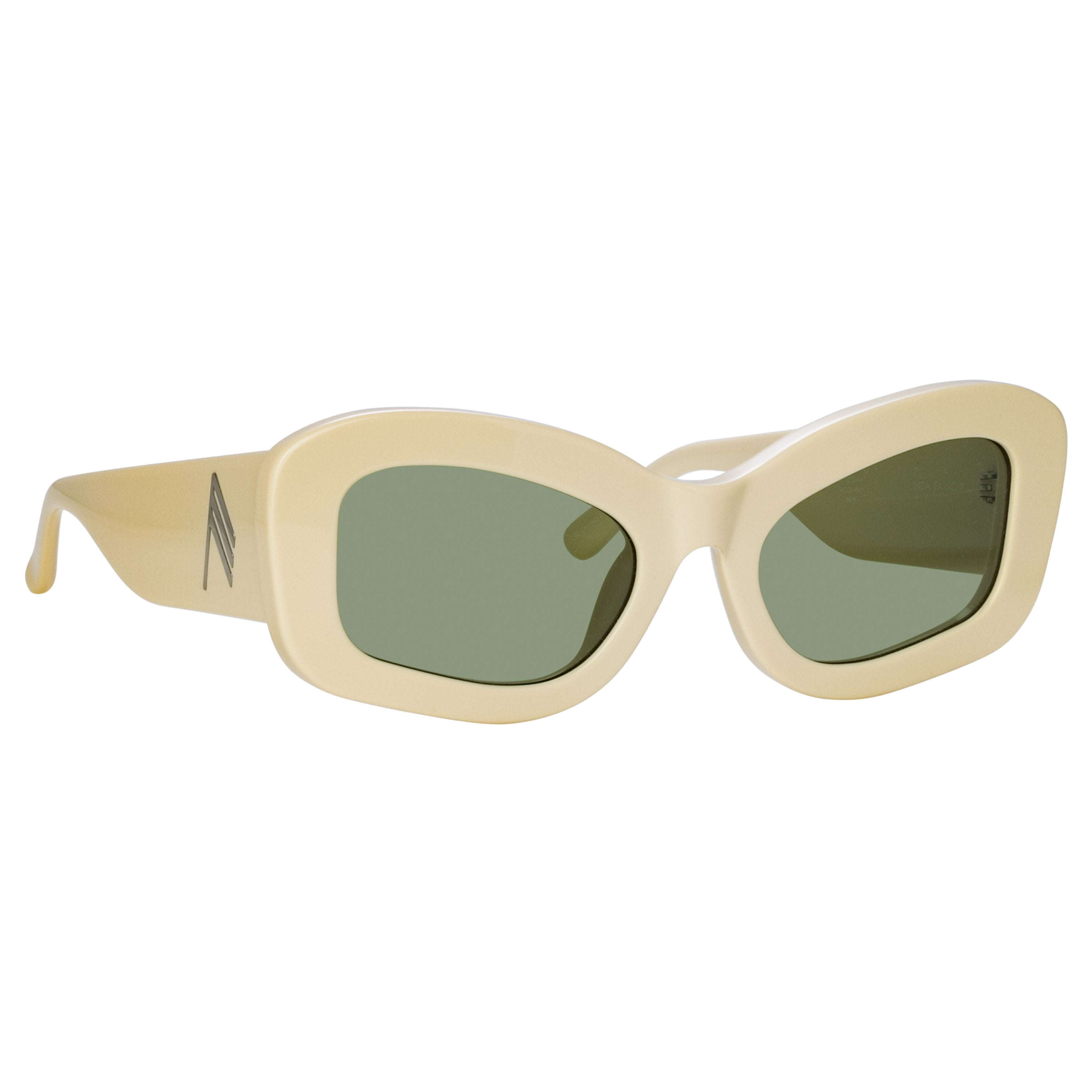 Harry Cat Eye Sunglasses in Ivory