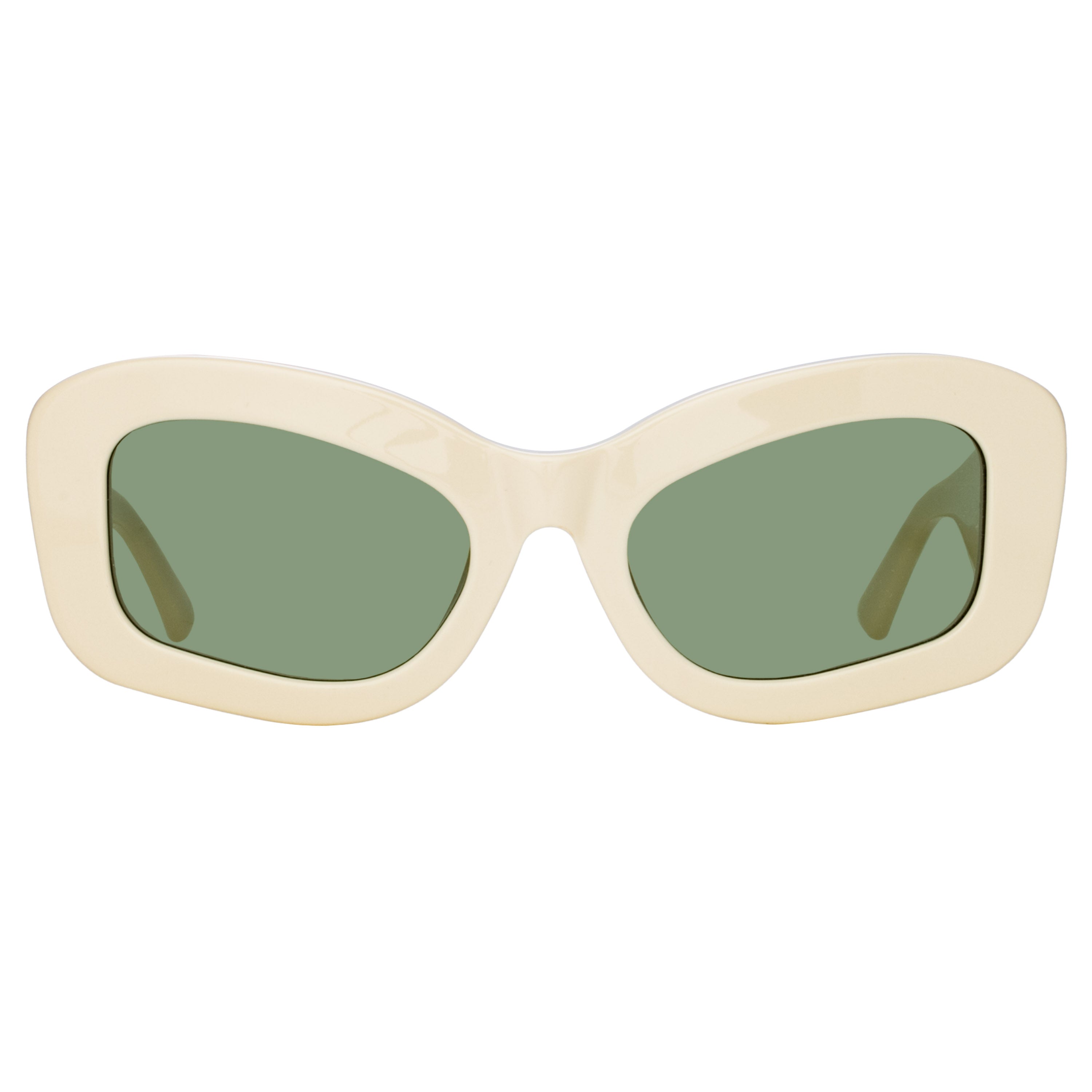 Harry Cat Eye Sunglasses in Ivory