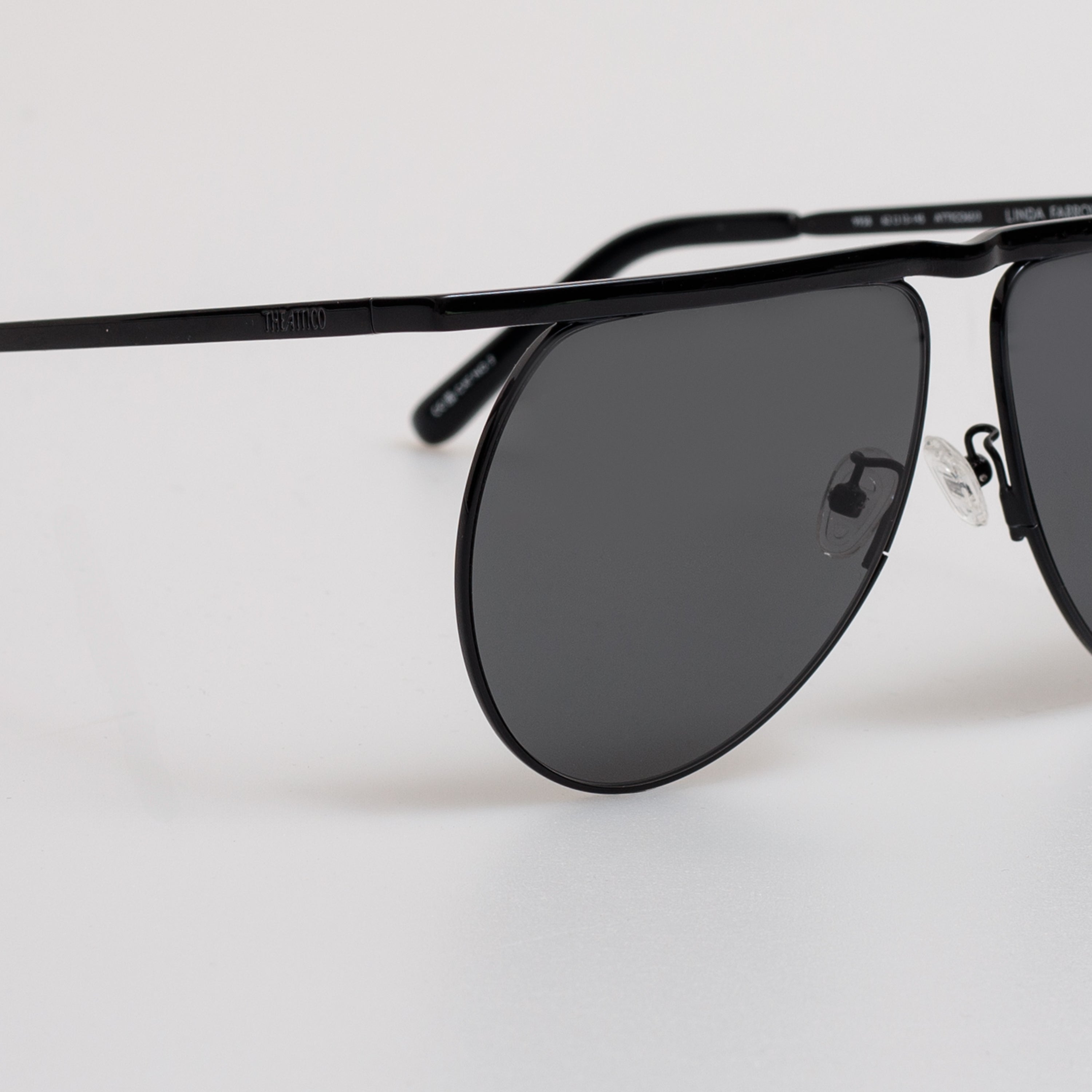 Mina Aviator Sunglasses in Black