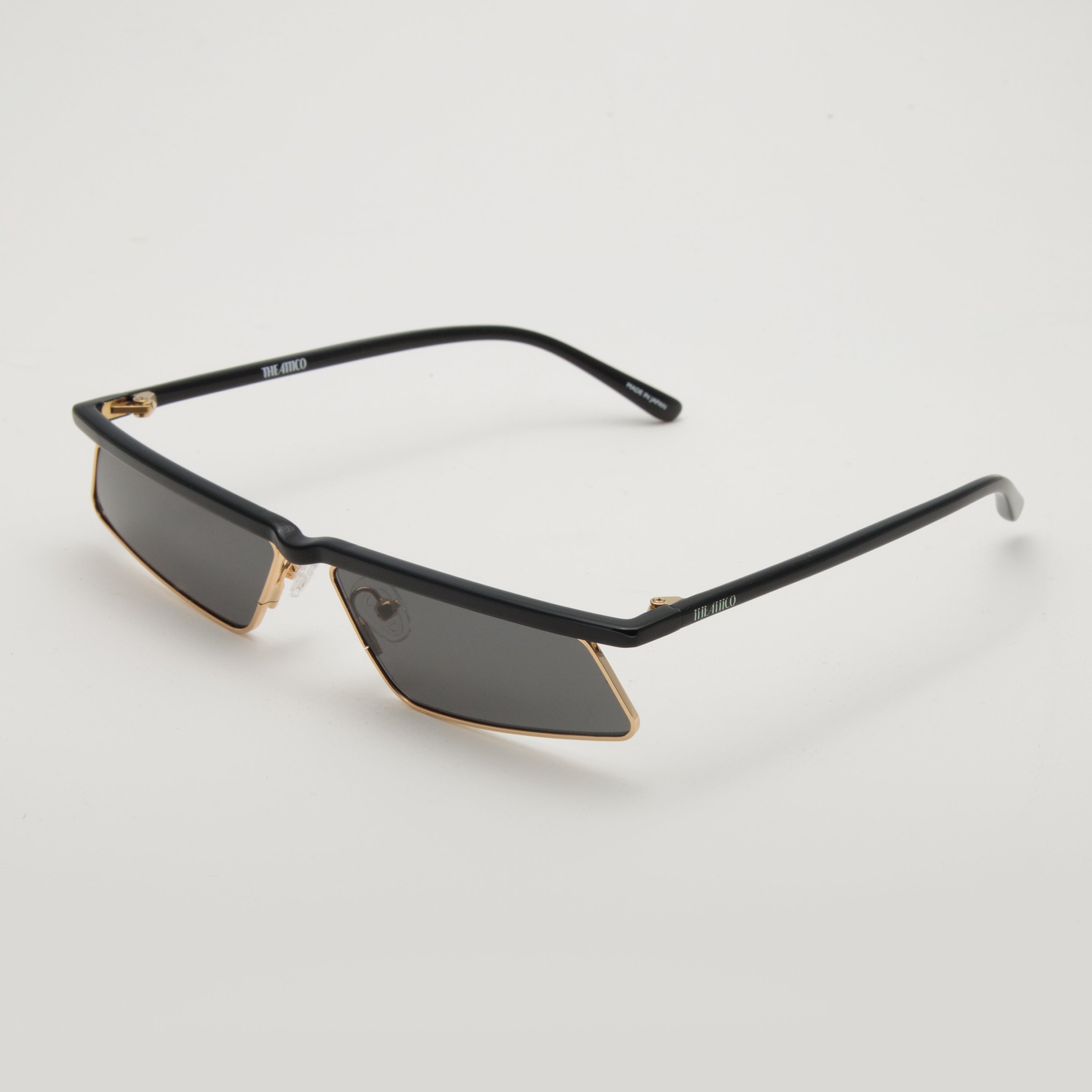 Aria Cat Eye Sunglasses in Yellow Gold