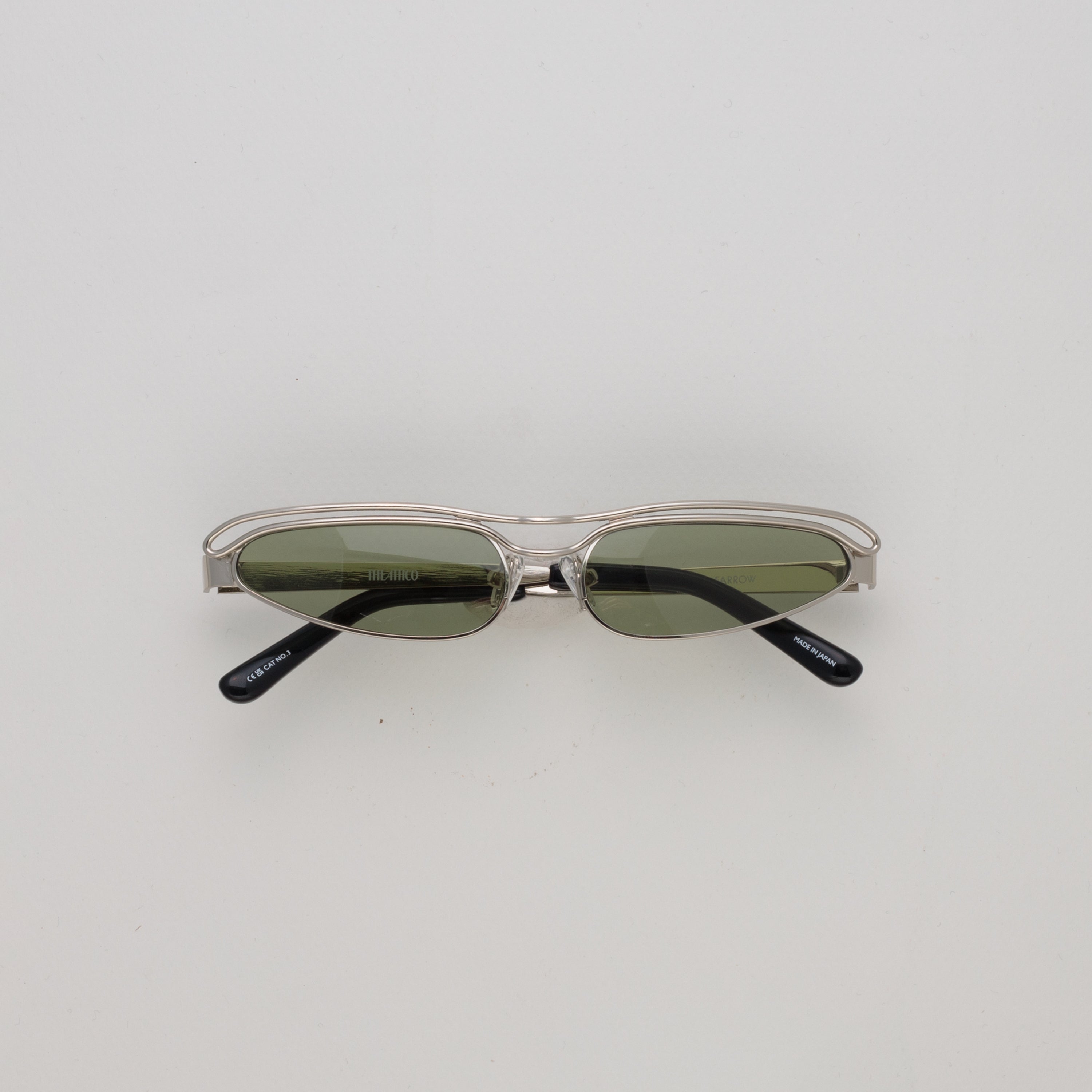 Norma Cat Eye Sunglasses in Silver