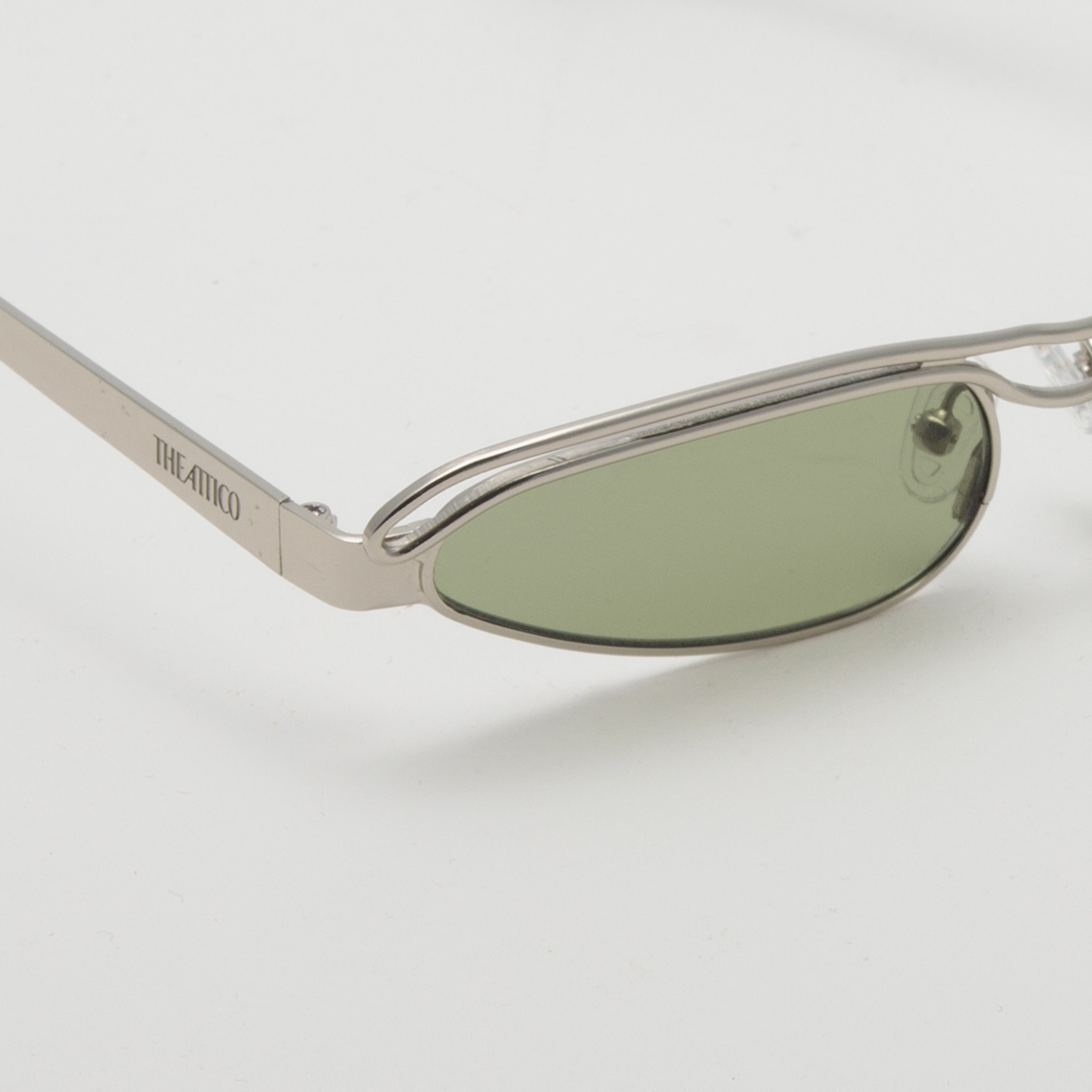 Norma Cat Eye Sunglasses in Silver