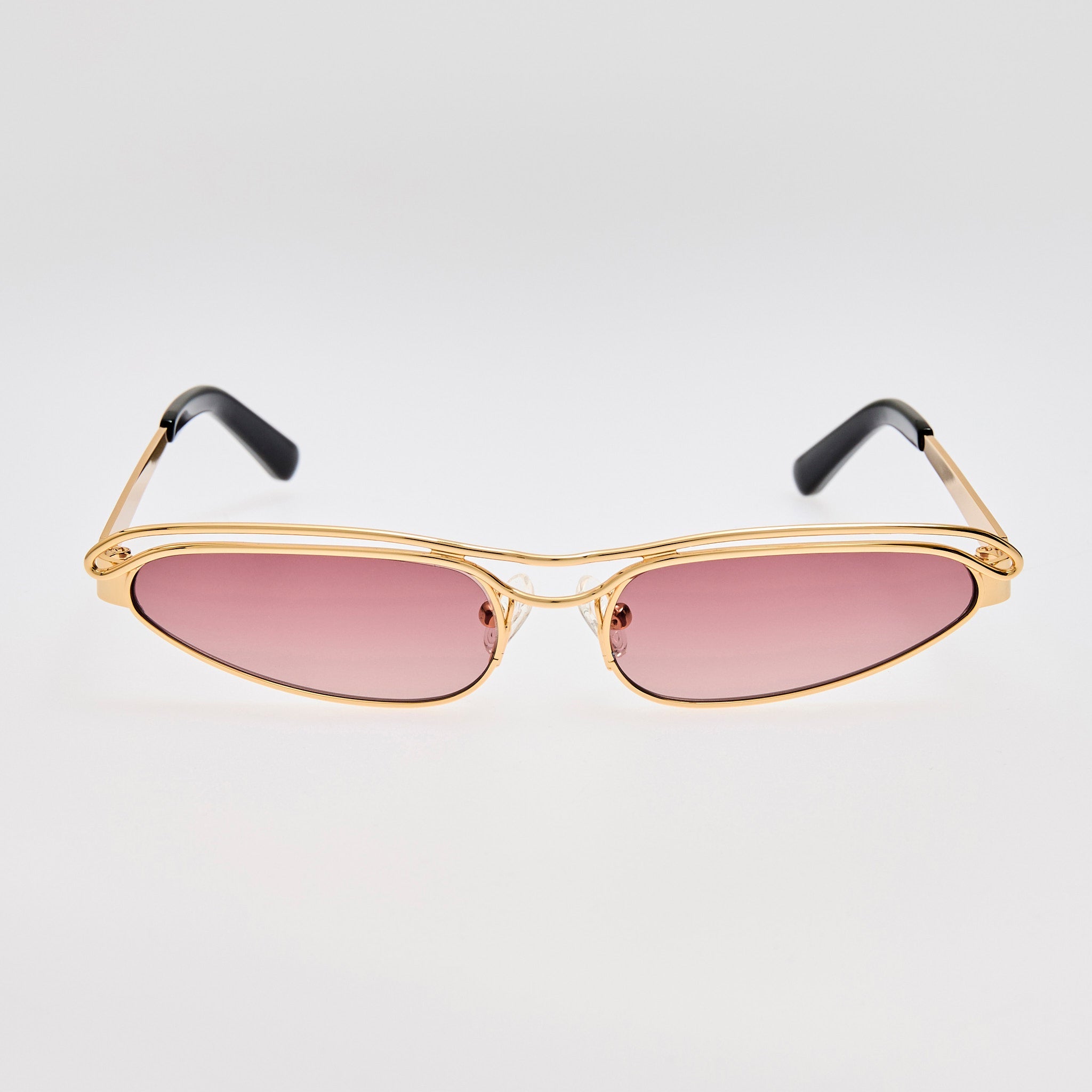Norma Sunglasses in Gold and Purple