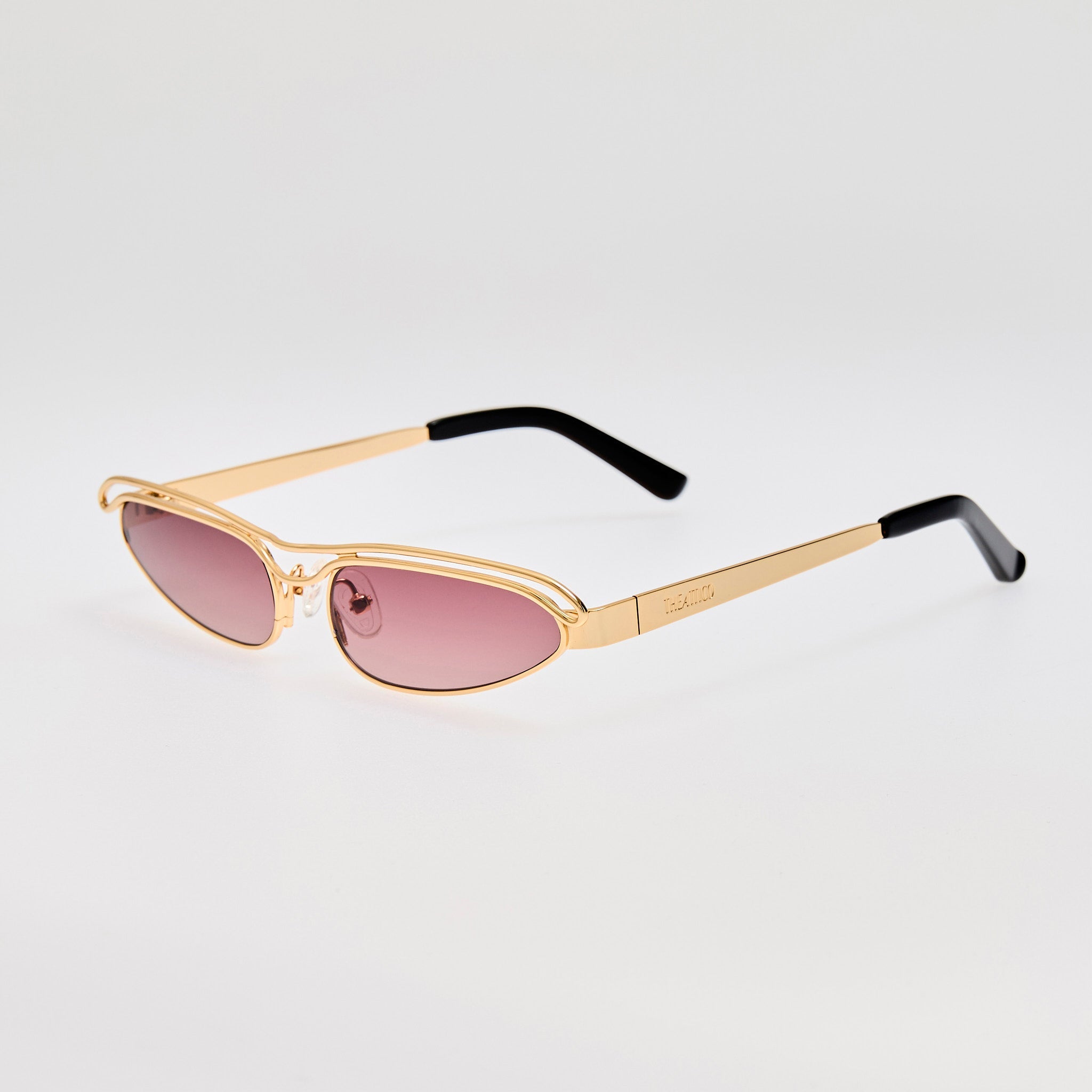 Norma Sunglasses in Gold and Purple