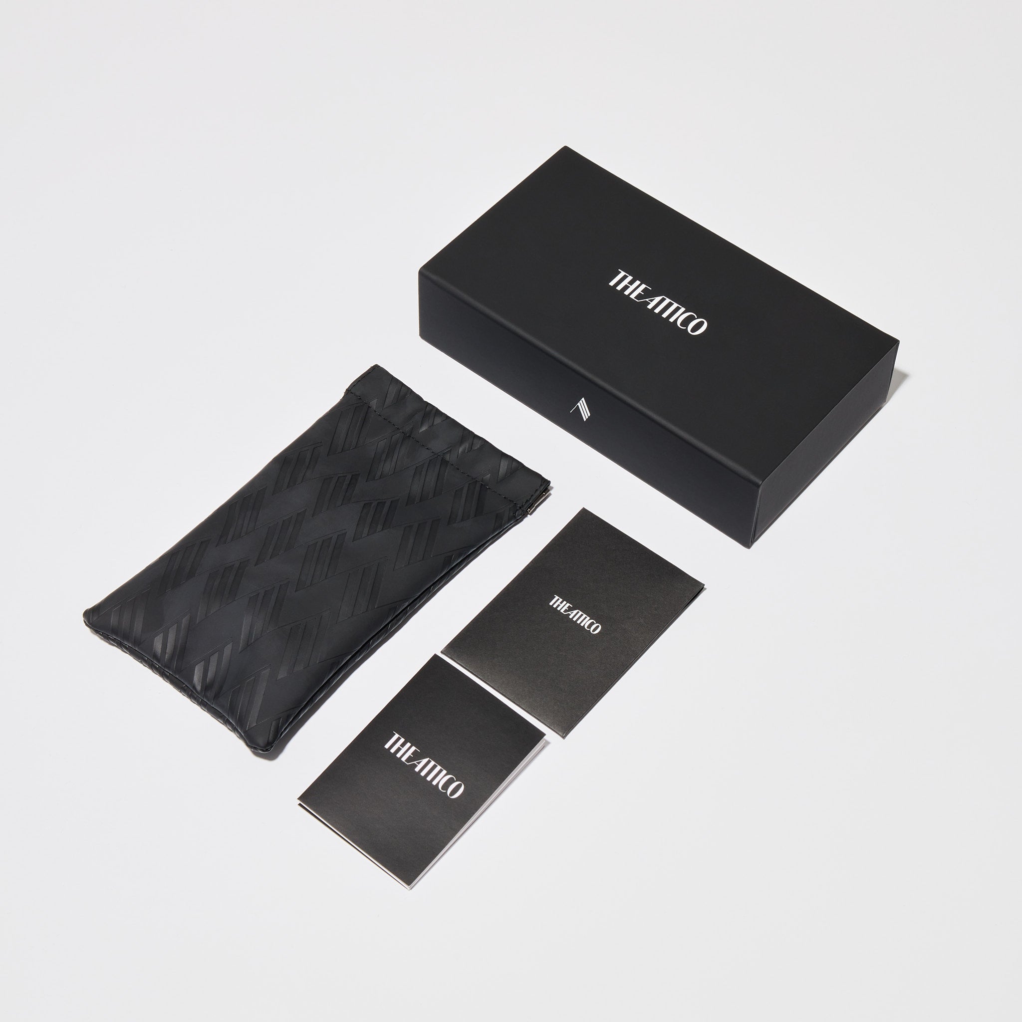 Maya D-Frame Sunglasses in Black and Grey