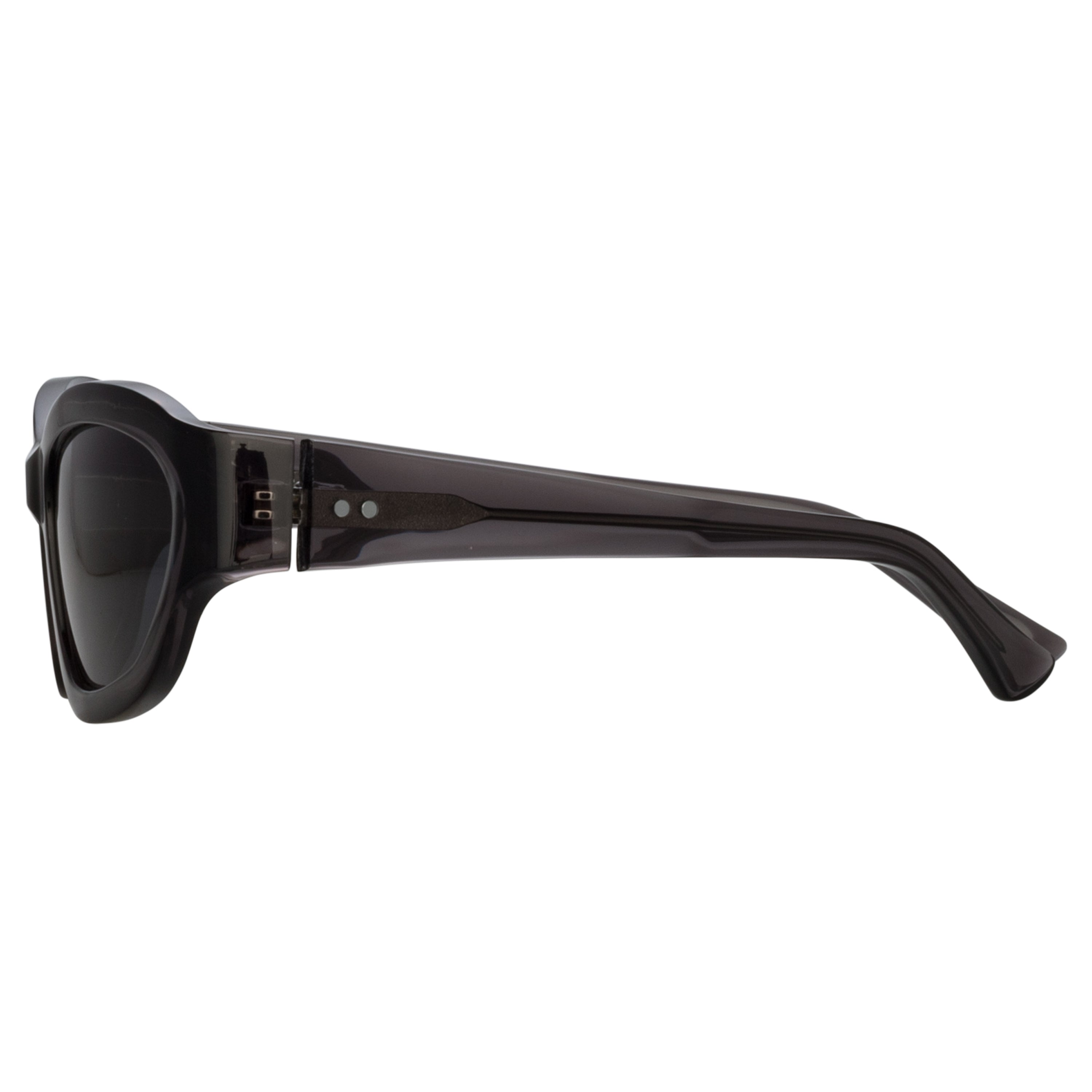 Wrap Sunglasses in Dark Brown