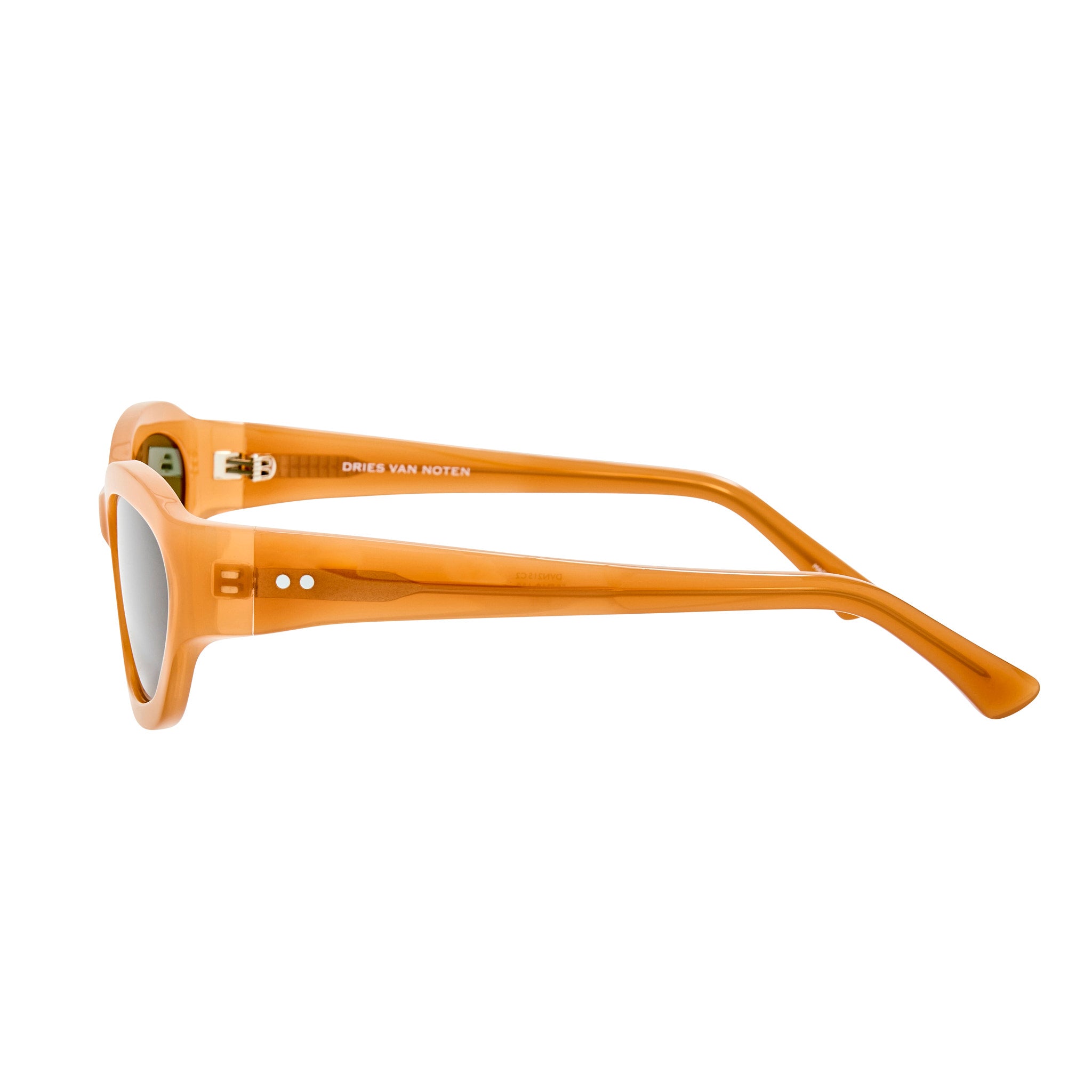 Wrap Sunglasses in Dark Camel