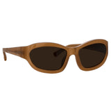 Wrap Sunglasses in Taupe