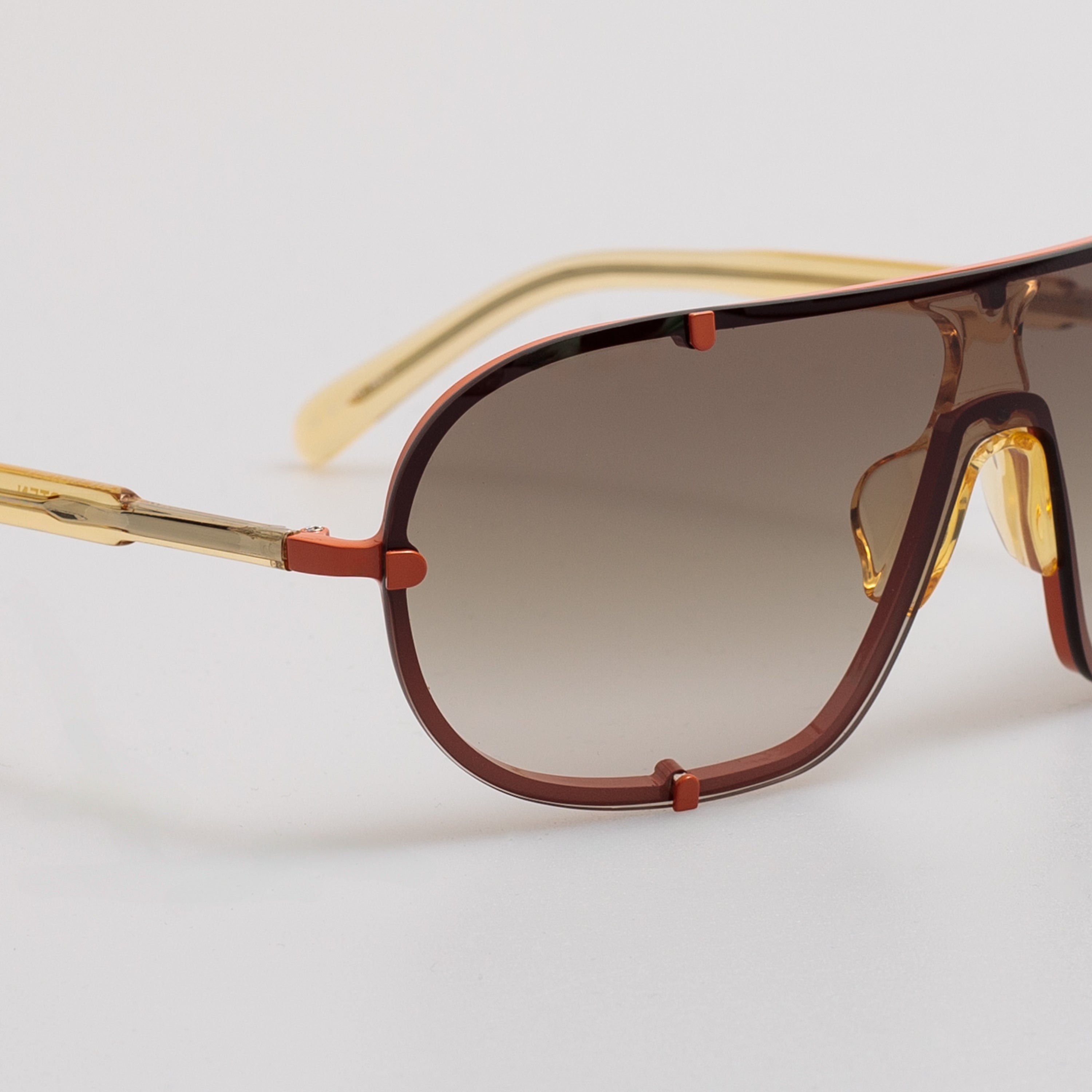 Aviator Sunglasses in Rust