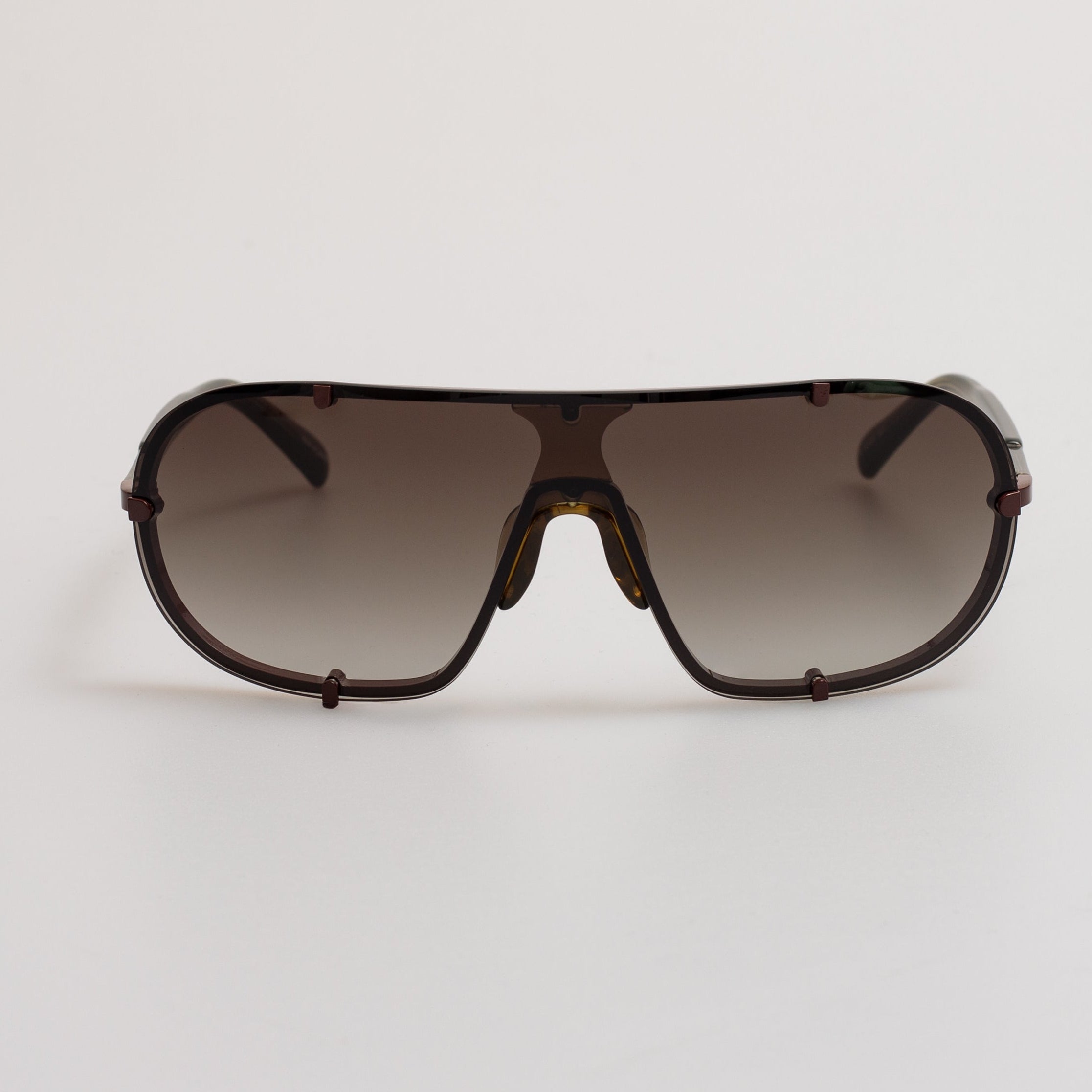 Aviator Sunglasses in Dark Rust