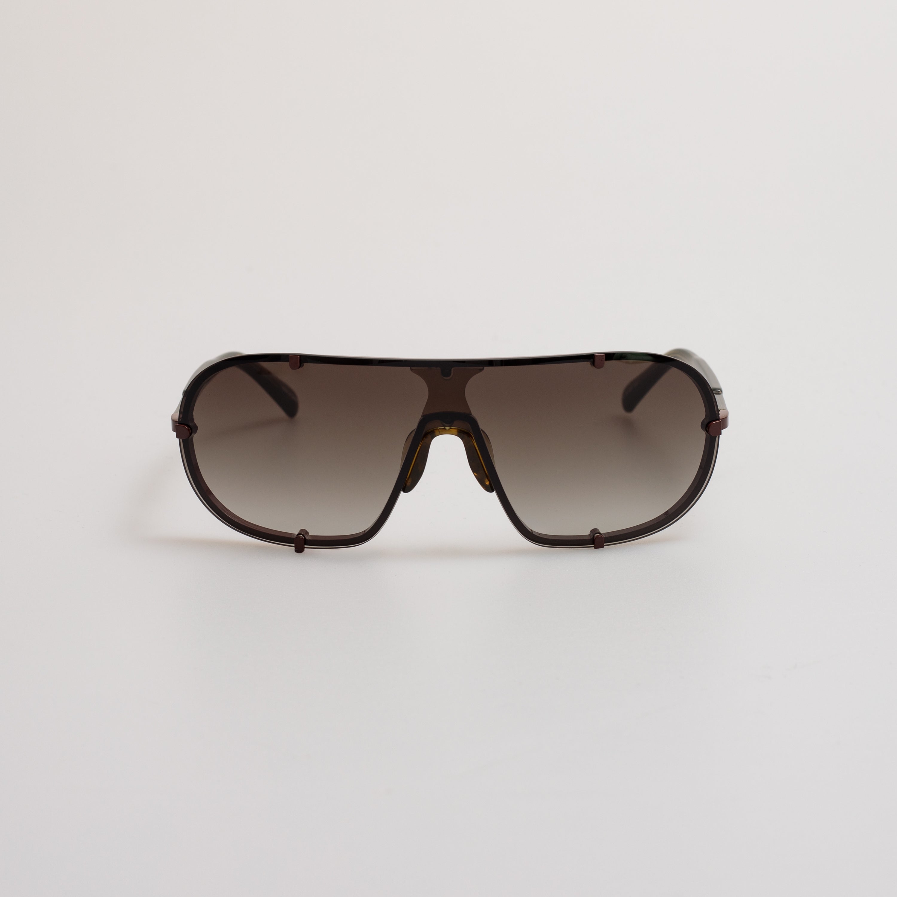 Aviator Sunglasses in Dark Rust