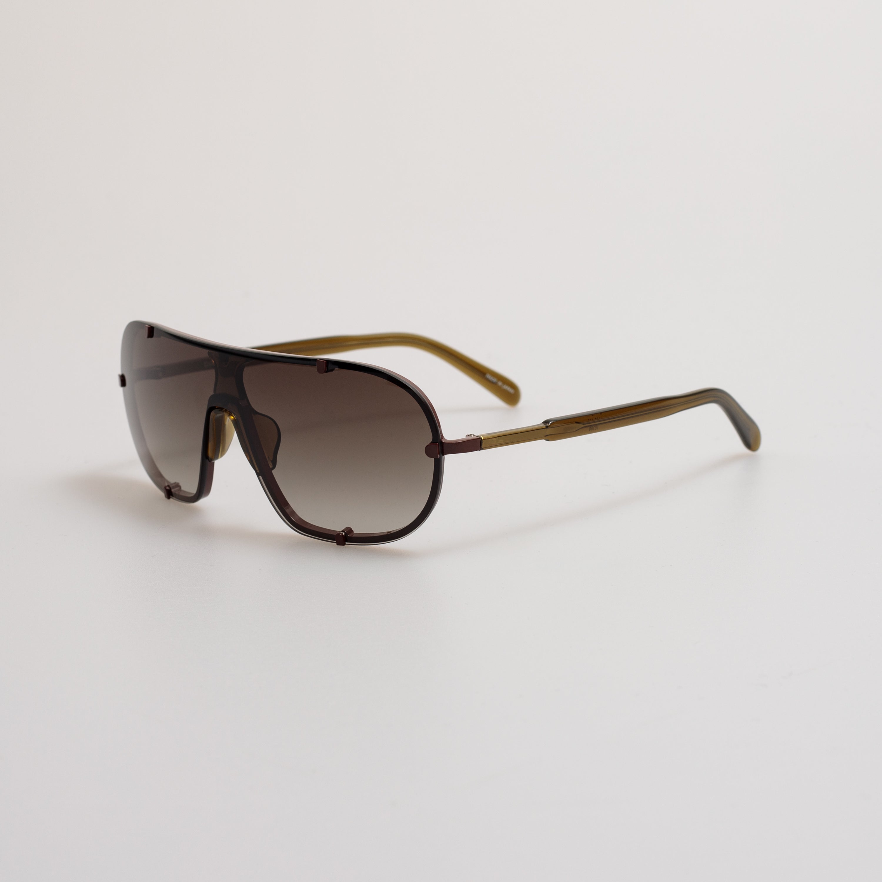 Aviator Sunglasses in Dark Rust