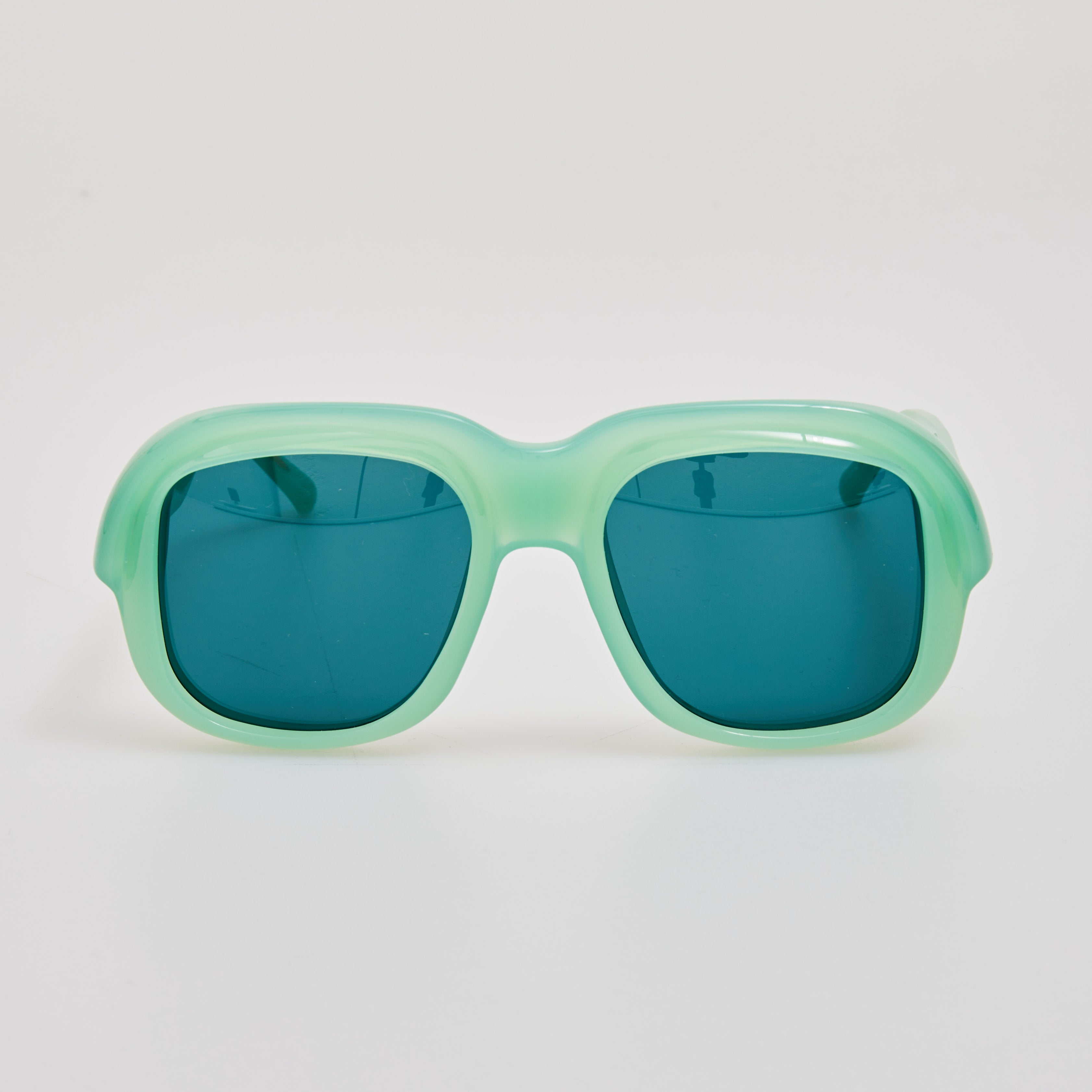 Oversize Sunglasses in Light Green