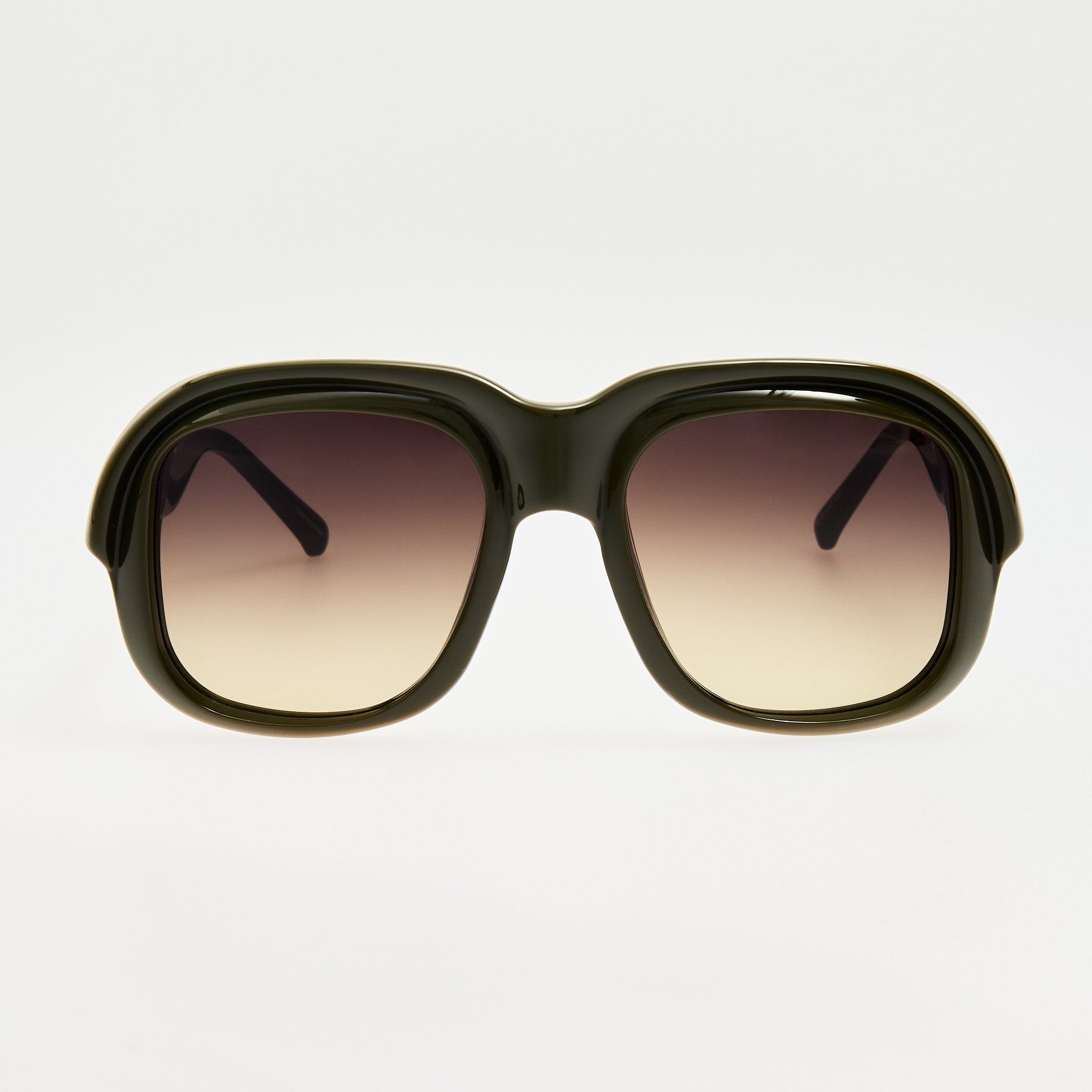 Oversize Sunglasses in Khaki