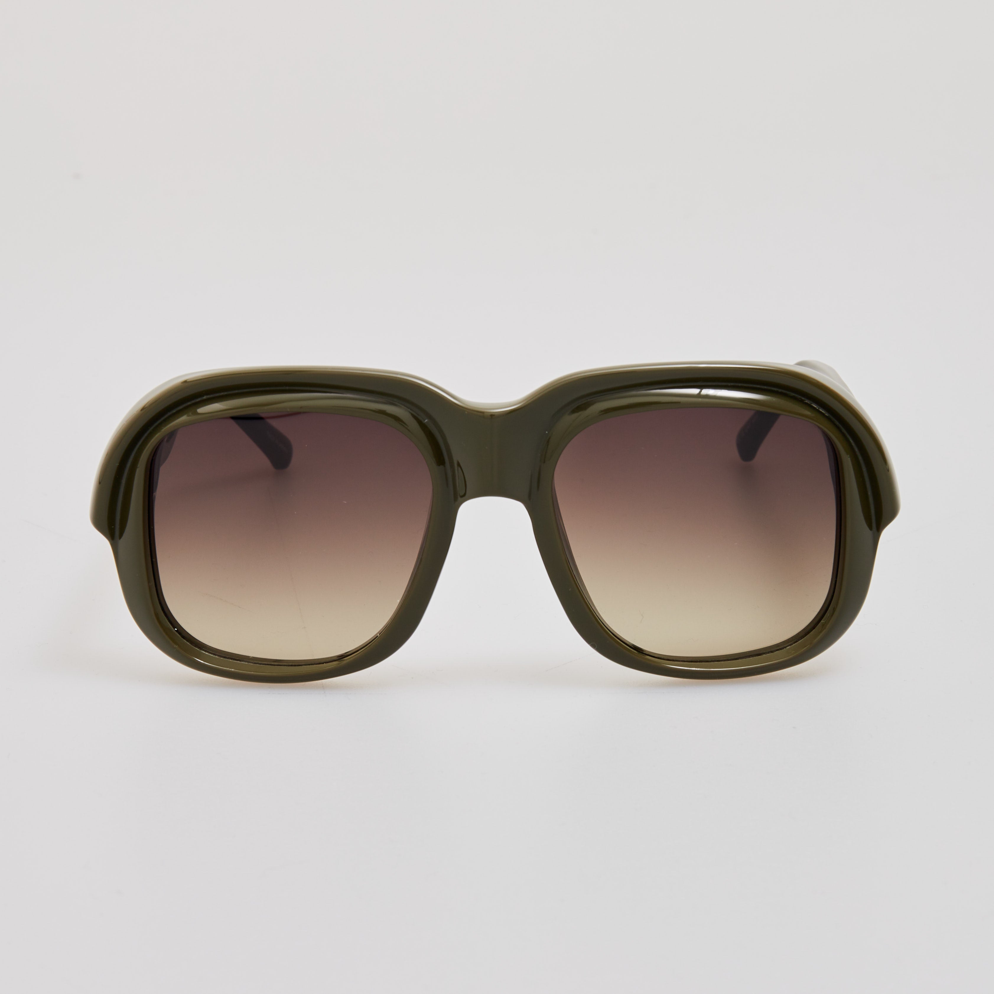 Oversize Sunglasses in Khaki
