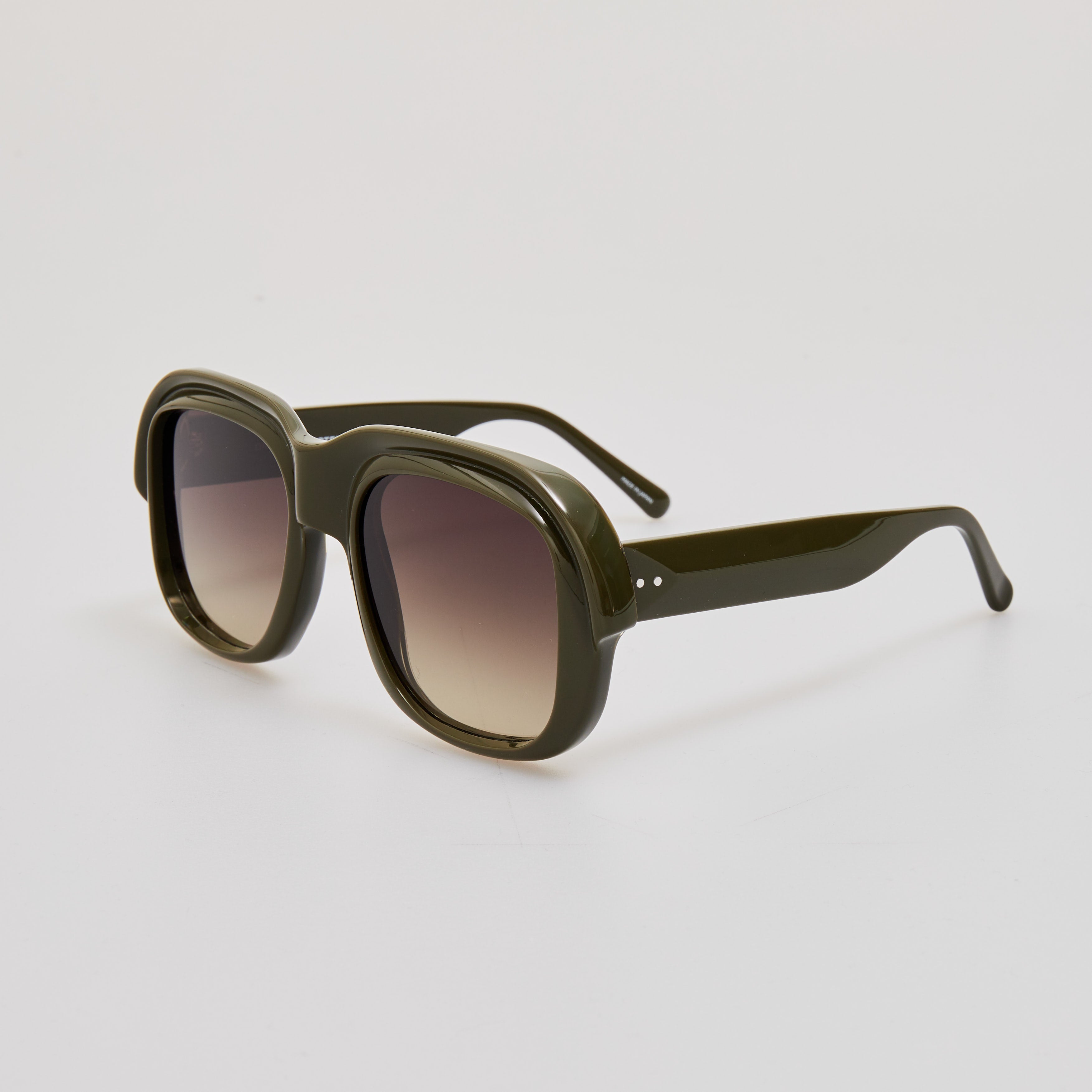 Oversize Sunglasses in Khaki