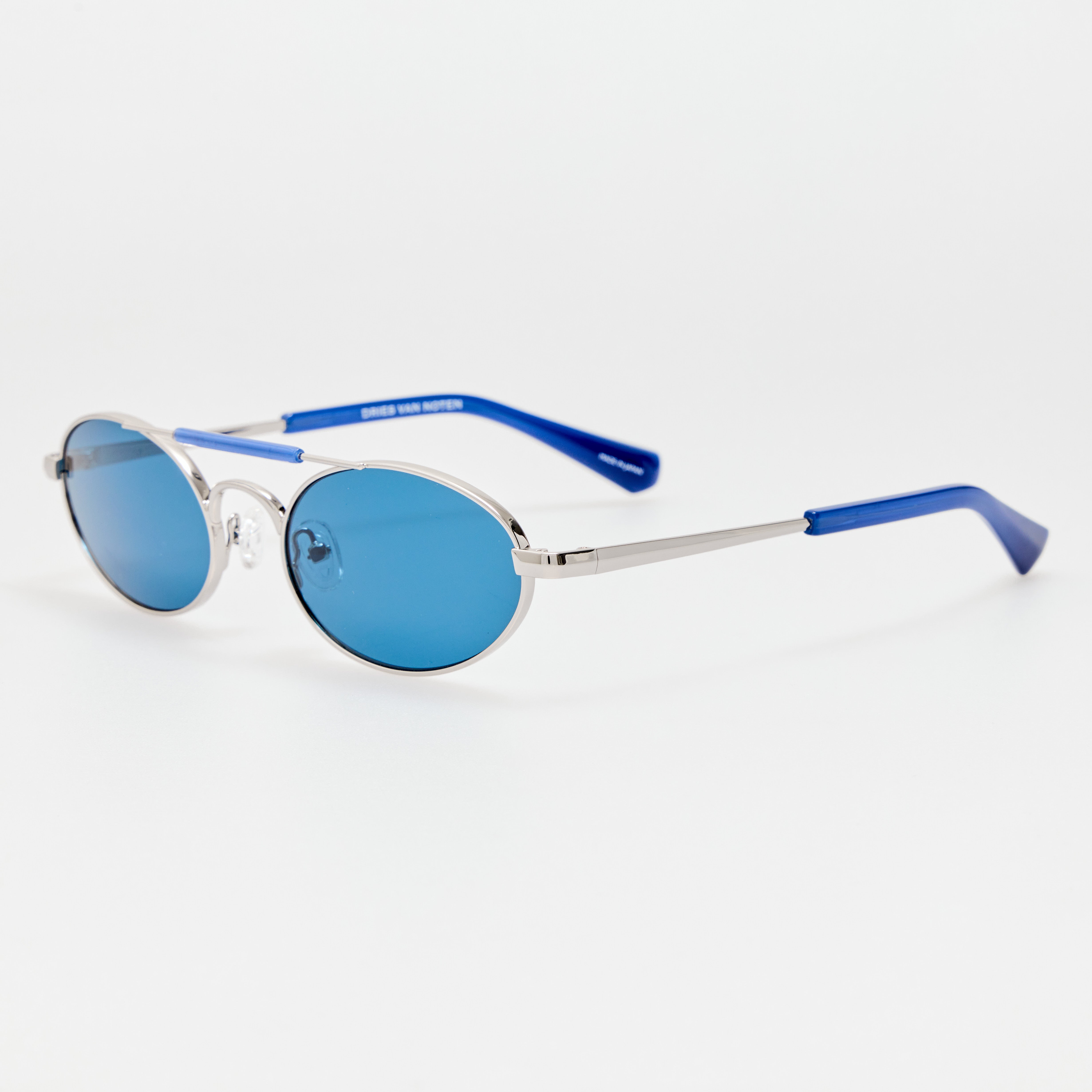 Oval Sunglasses in Navy