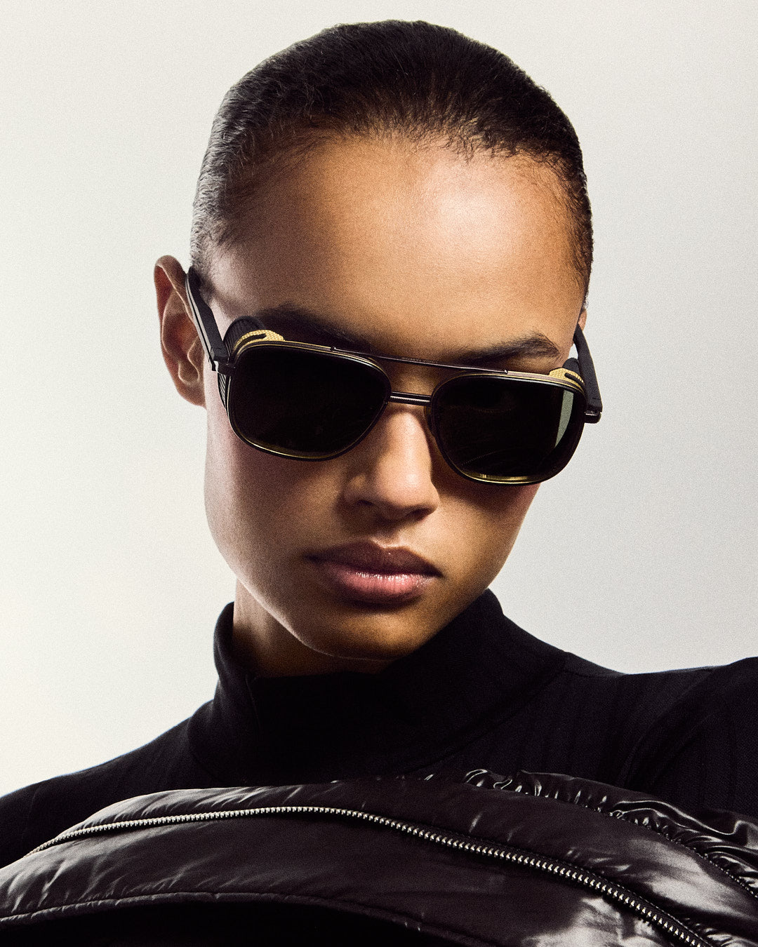 ドリスヴァンノッテン　サングラス　sunglasses X Dries Van Noten Mixed Sunglasses Yellow Gold And Tortoiseshell