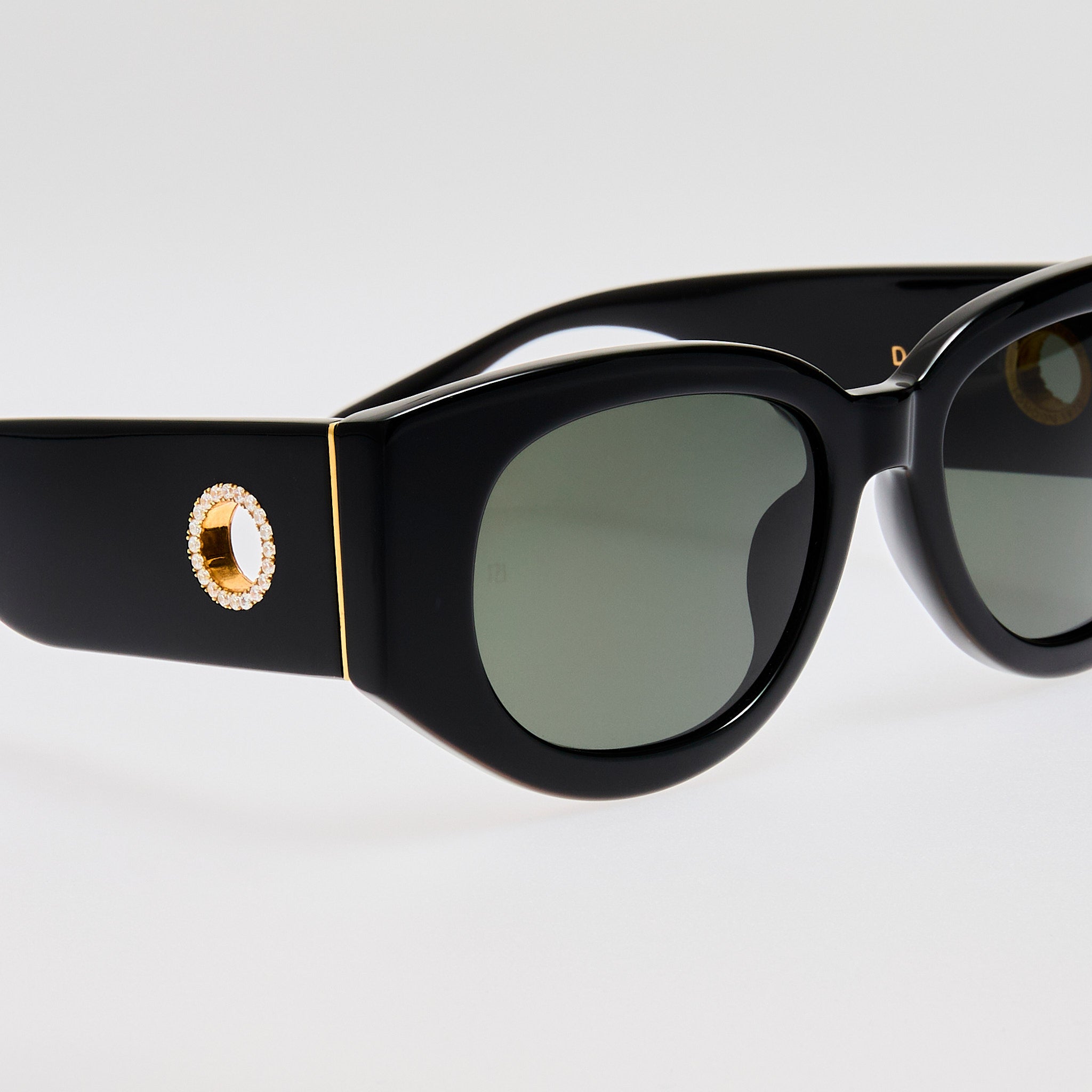 Debbie Sunglasses in Black with Diamond