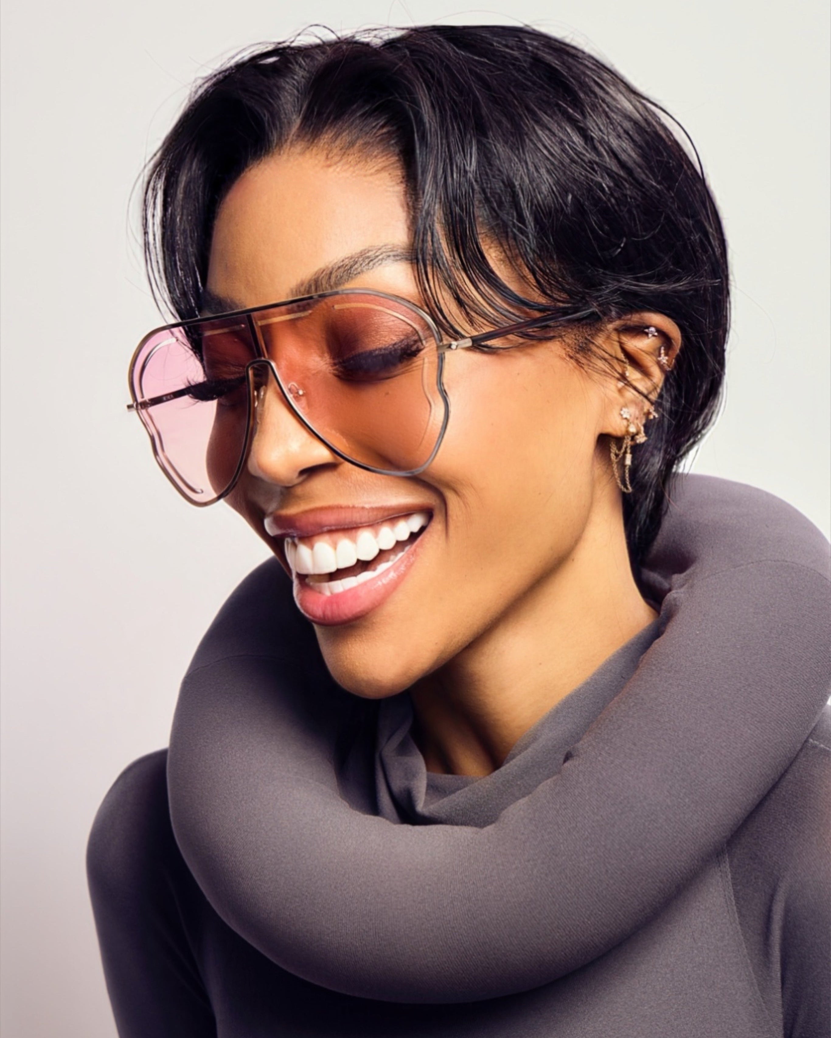 Alessandra C1 Sunglasses by LINDA FARROW