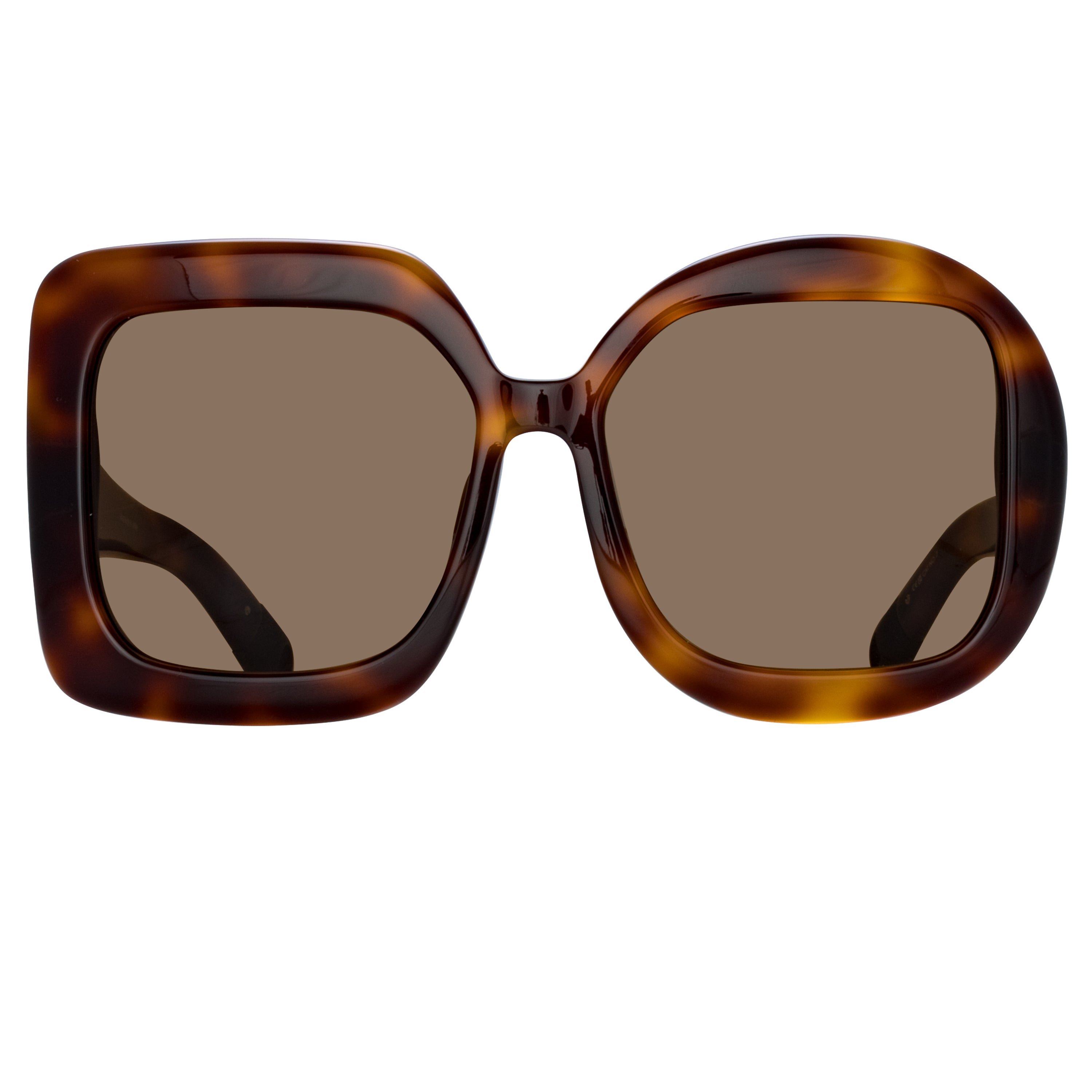 Carre Rond Square Sunglasses in Tortoiseshell