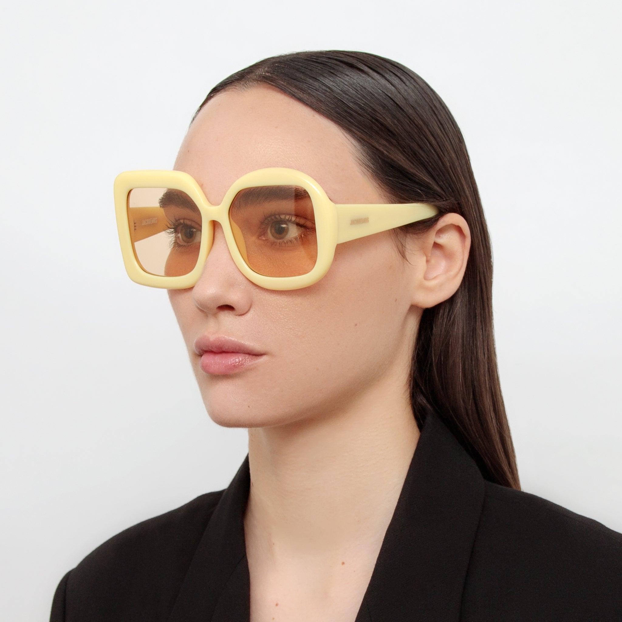 Carre Rond Square Sunglasses in Pear Sorbet