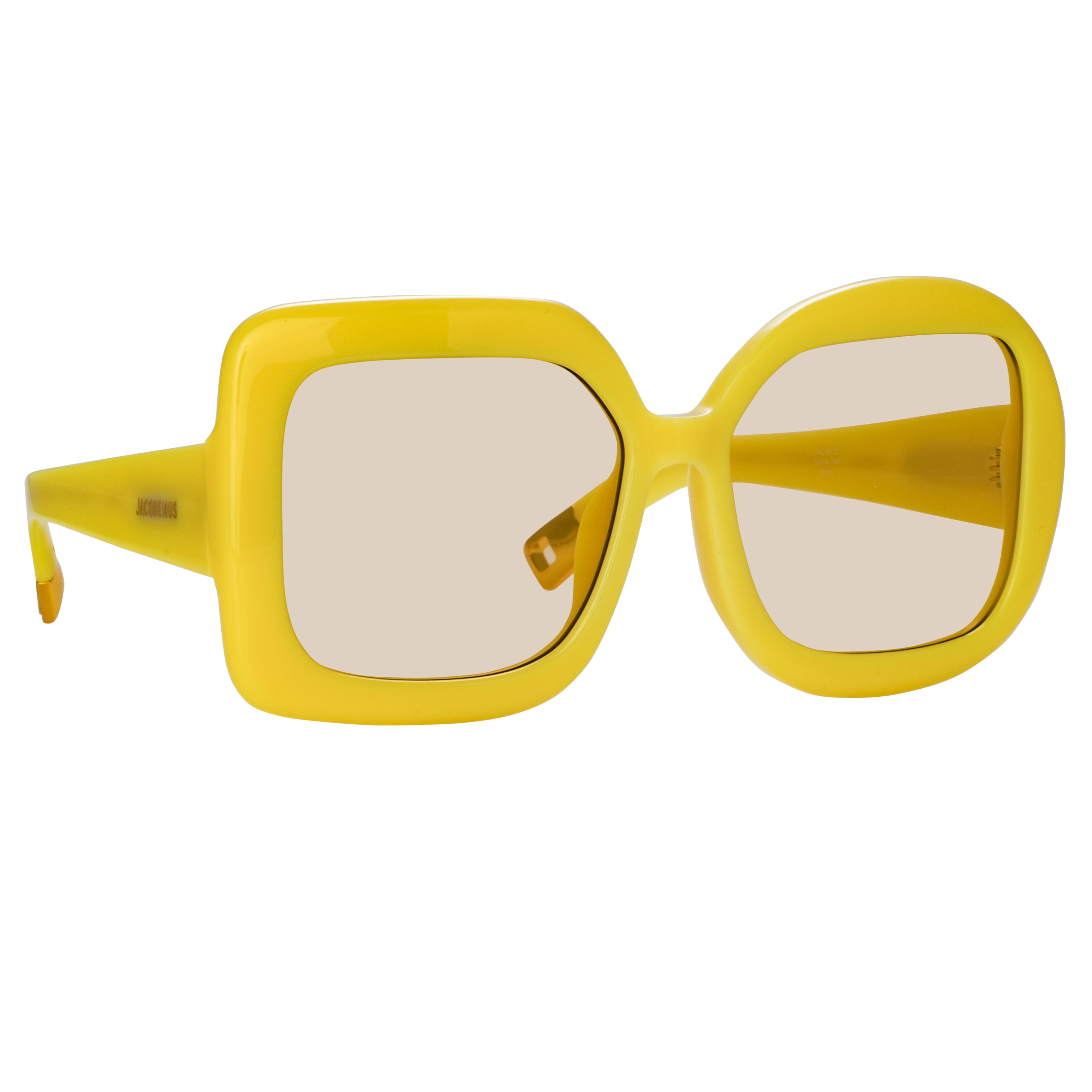 Carre Rond Square Sunglasses in Pear Sorbet