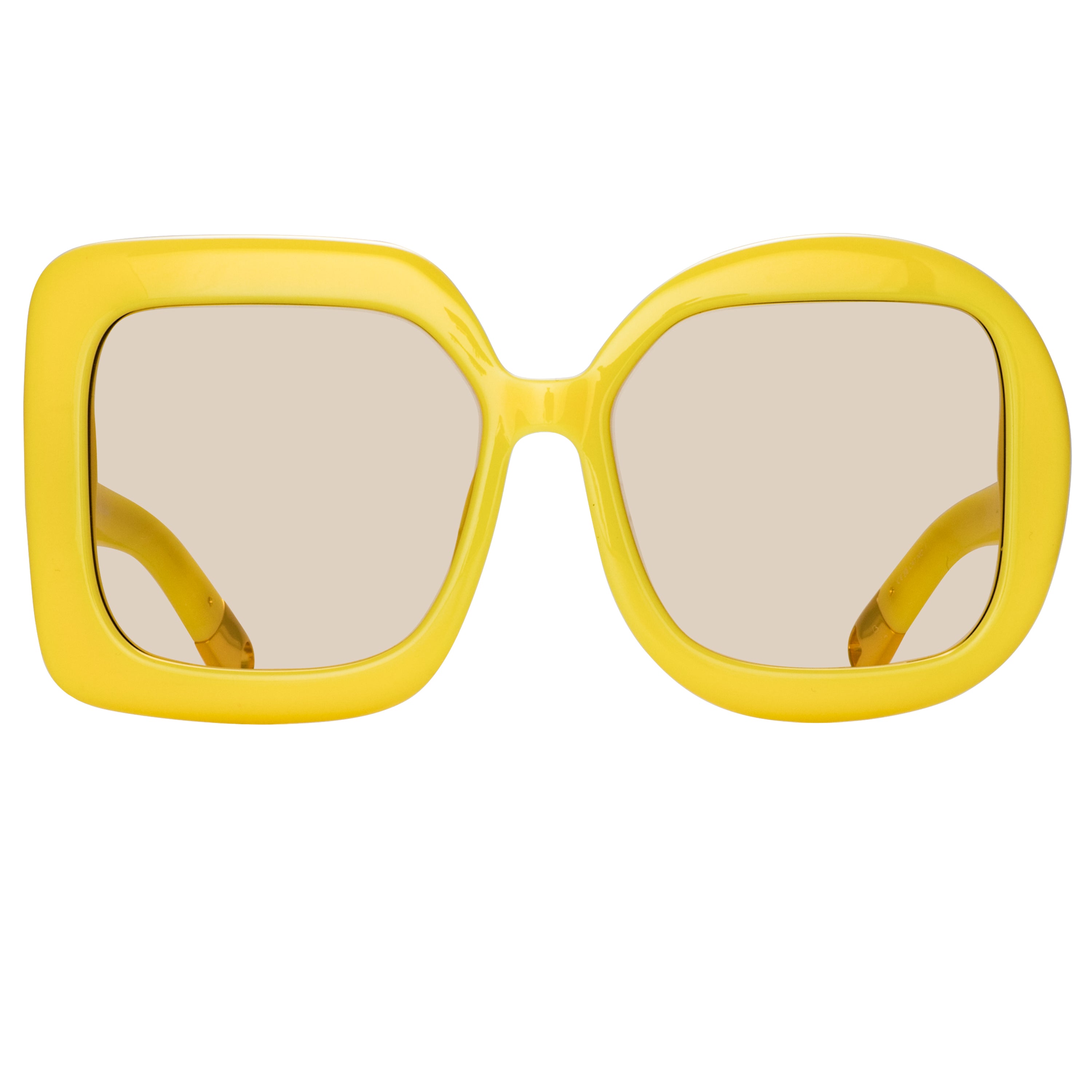 Carre Rond Square Sunglasses in Pear Sorbet