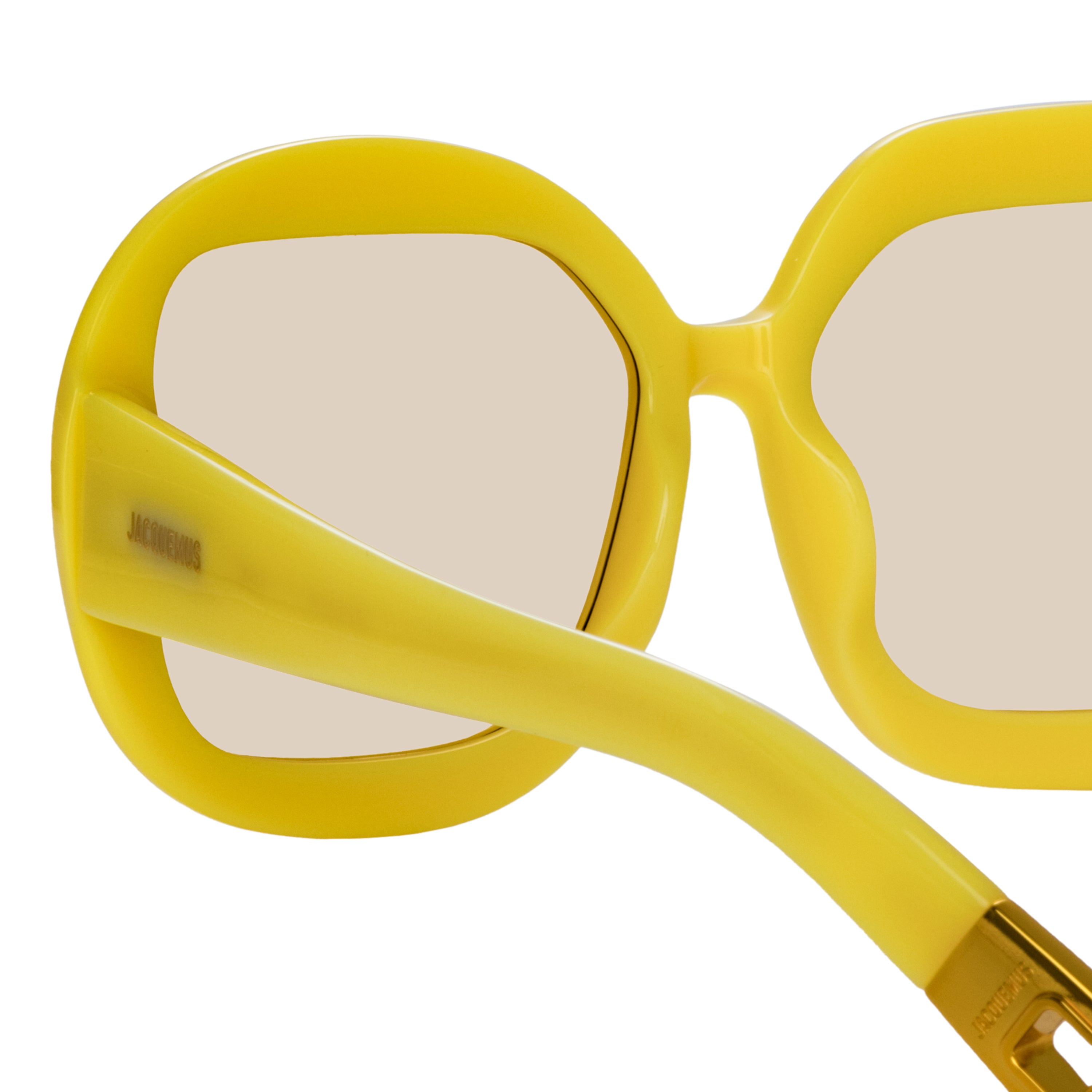 Carre Rond Square Sunglasses in Pear Sorbet