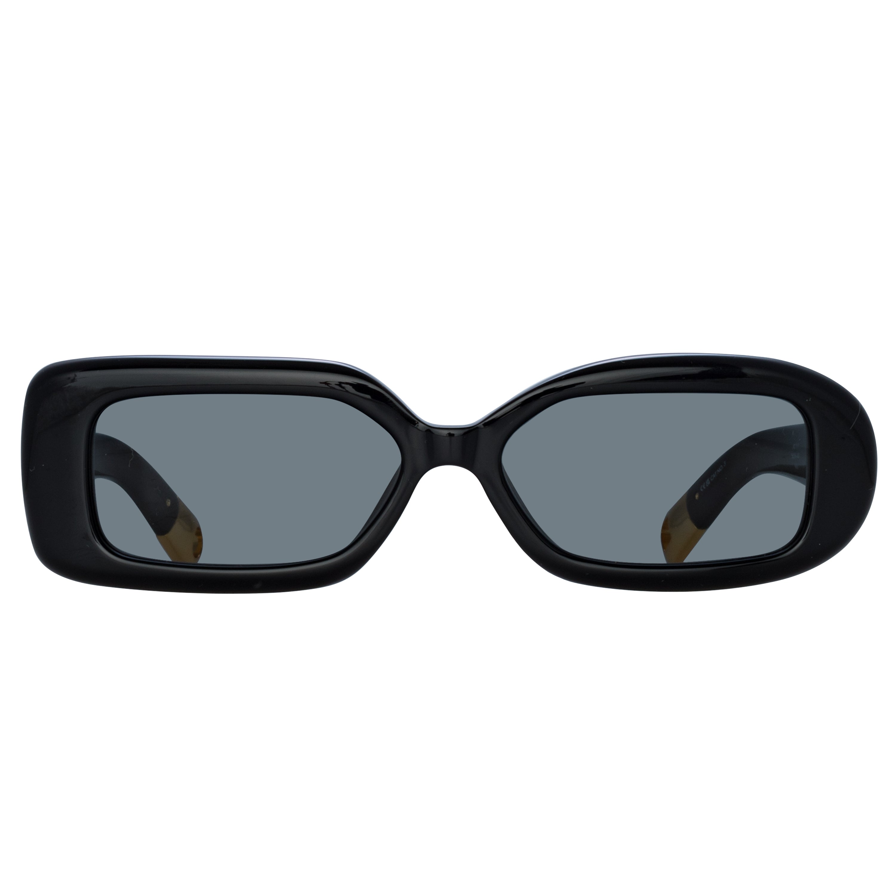 Rond Rectangular Sunglasses in Black