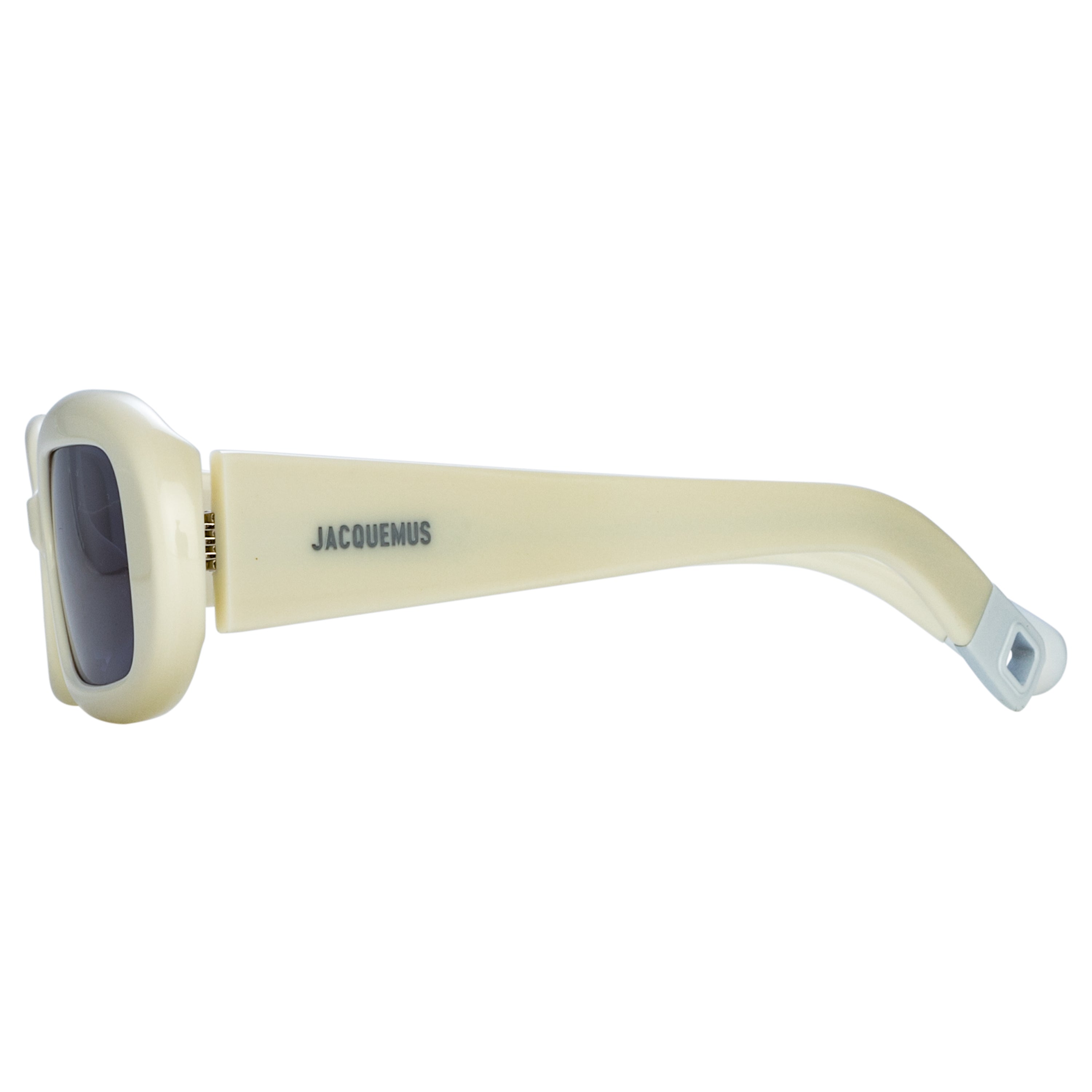 Rond Rectangular Sunglasses in White