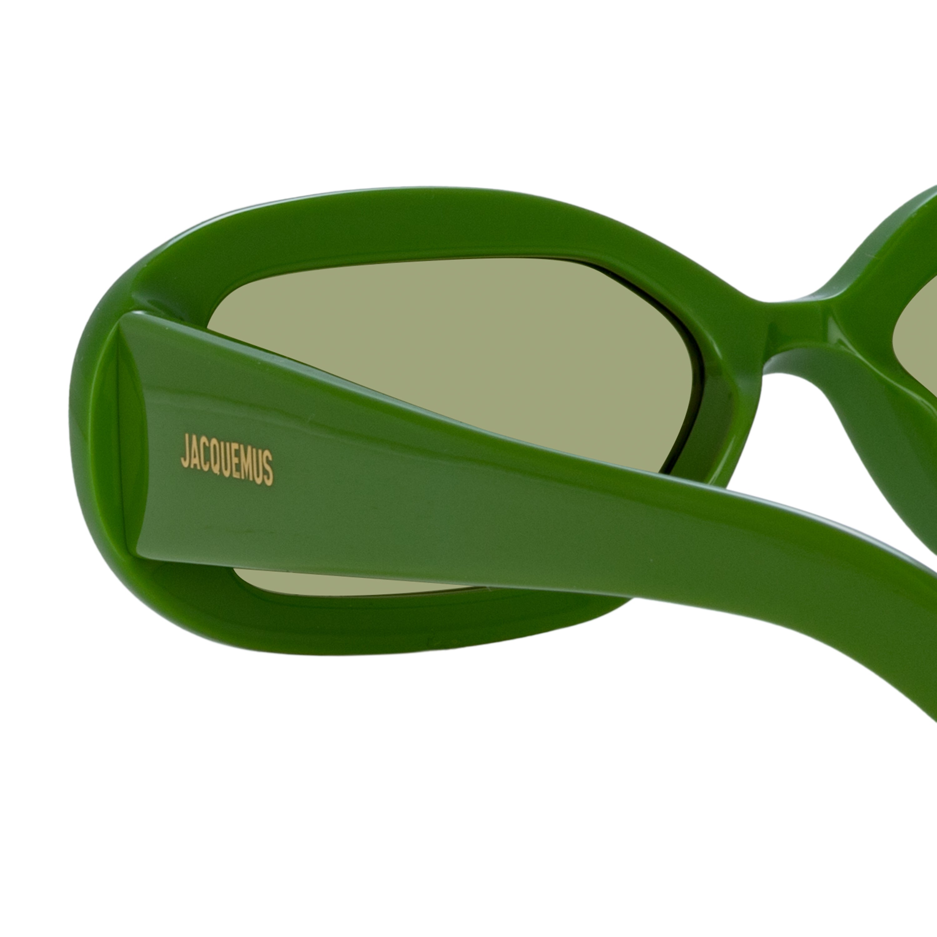 Rond Rectangular Sunglasses in Jade Green