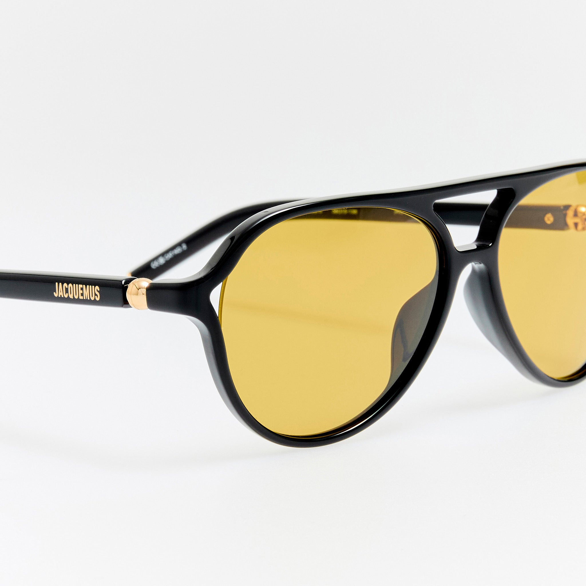 Pastro Sunglasses in Black and Yellow