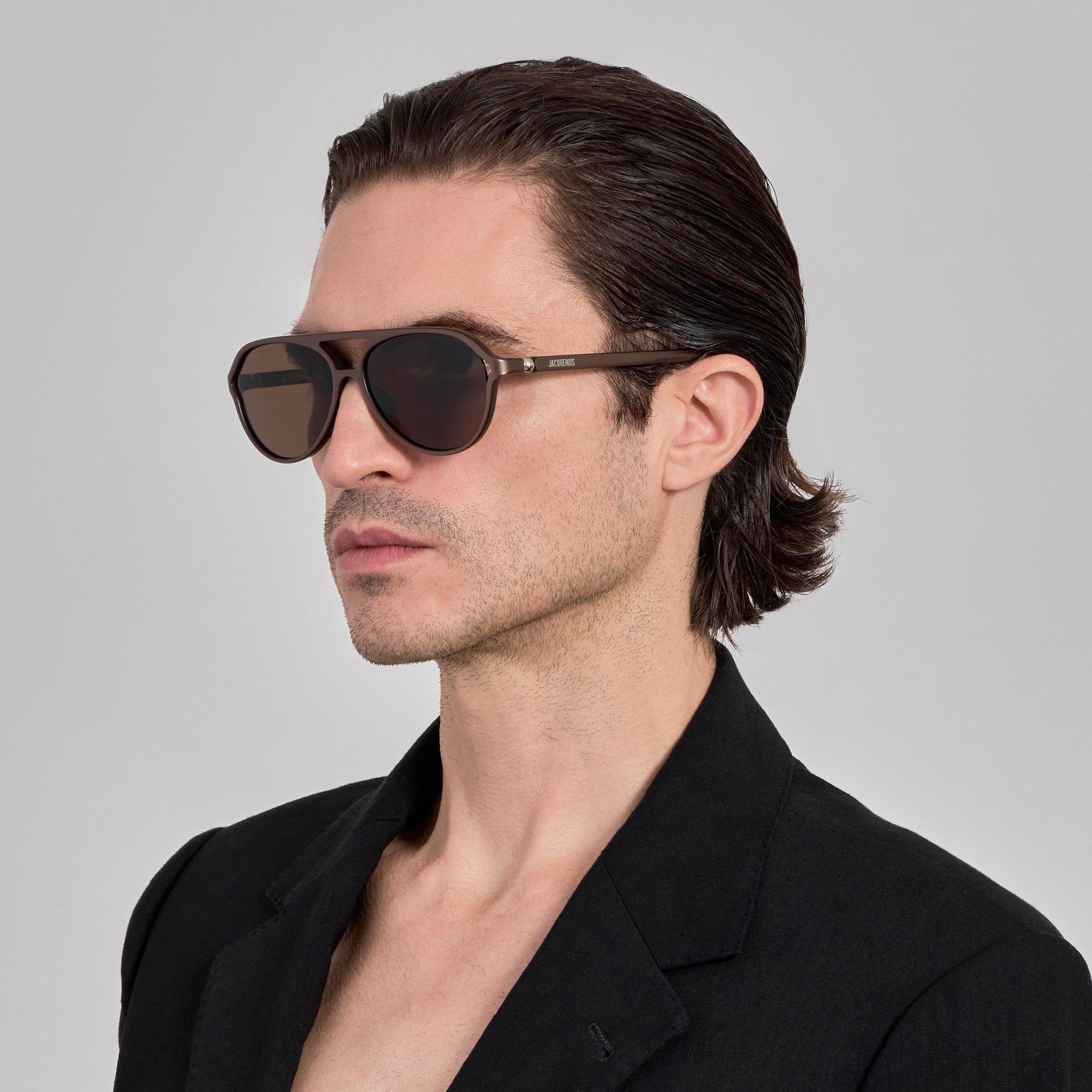 Pastro Sunglasses in Matt Metallic Brown