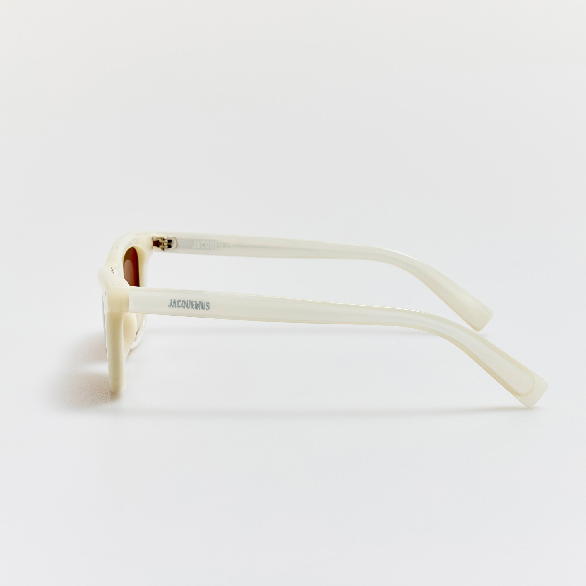 Pilotis Sunglasses in Metallic White