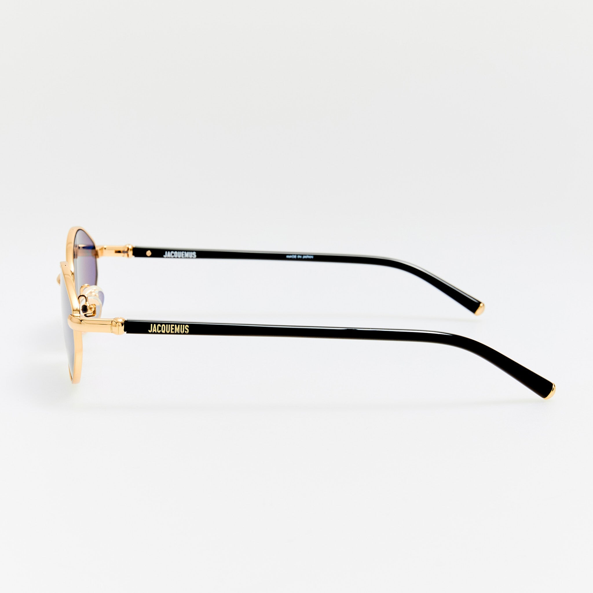 Sirocco Sunglasses in Light Gold and Navy