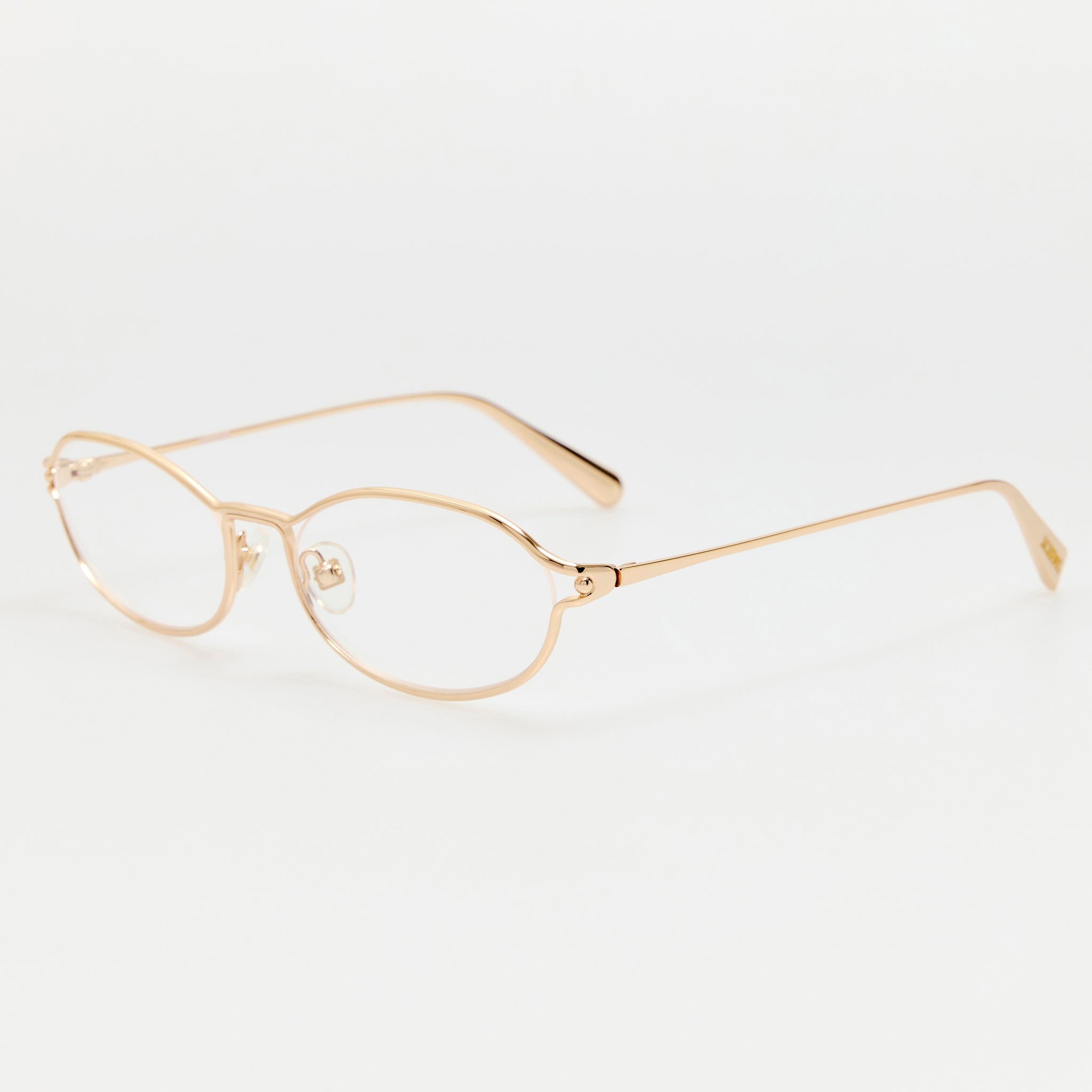 Oval Optical in Gold
